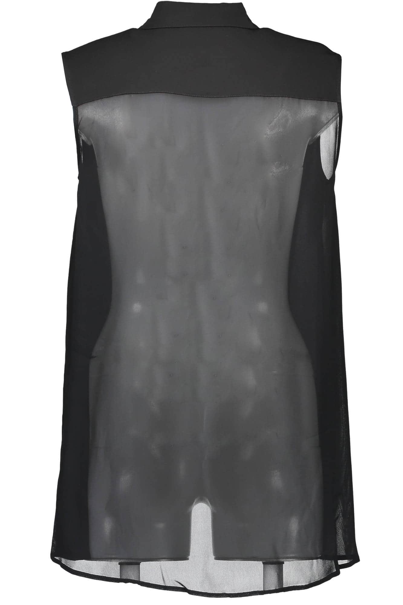 LOVE MOSCHINO SHIRT WITHOUT SLEEVES WOMAN BLACK
