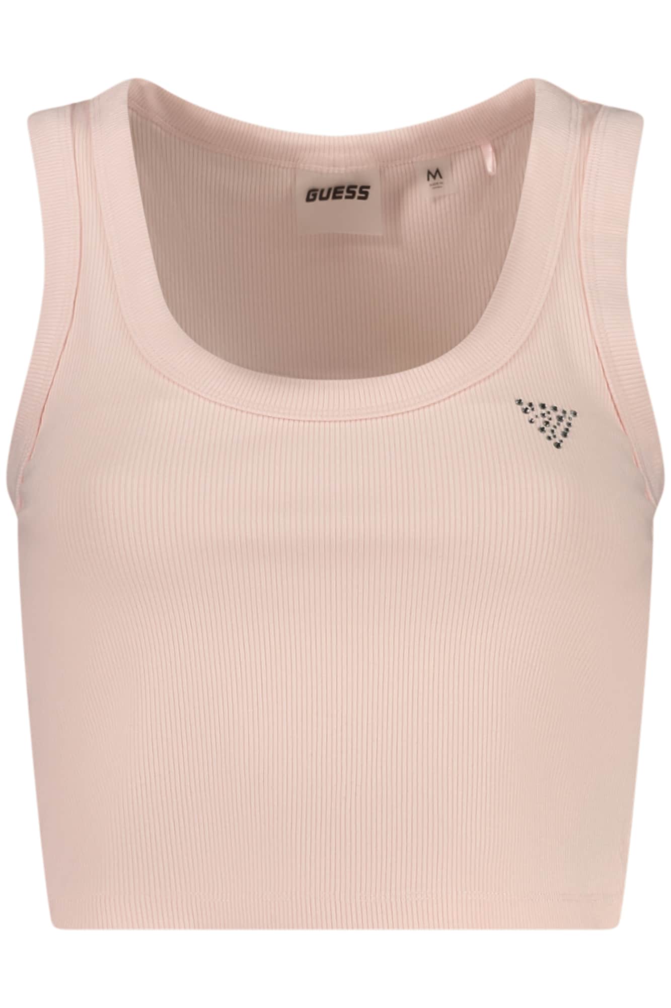 GUESS JEANS WOMEN'S PINK TANK TOP