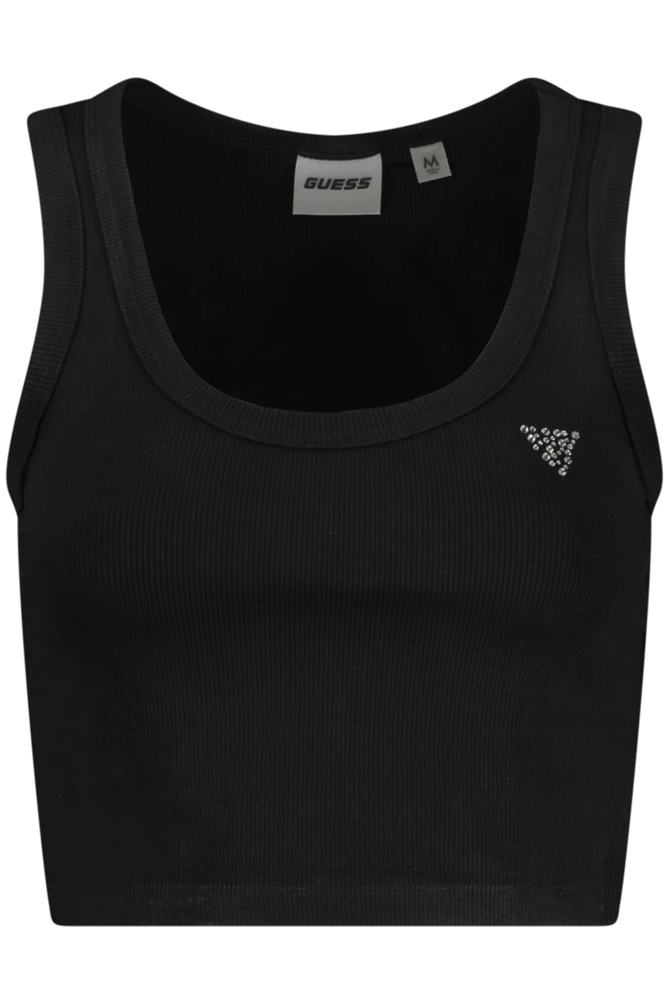 GUESS JEANS WOMEN'S BLACK TANK TOP