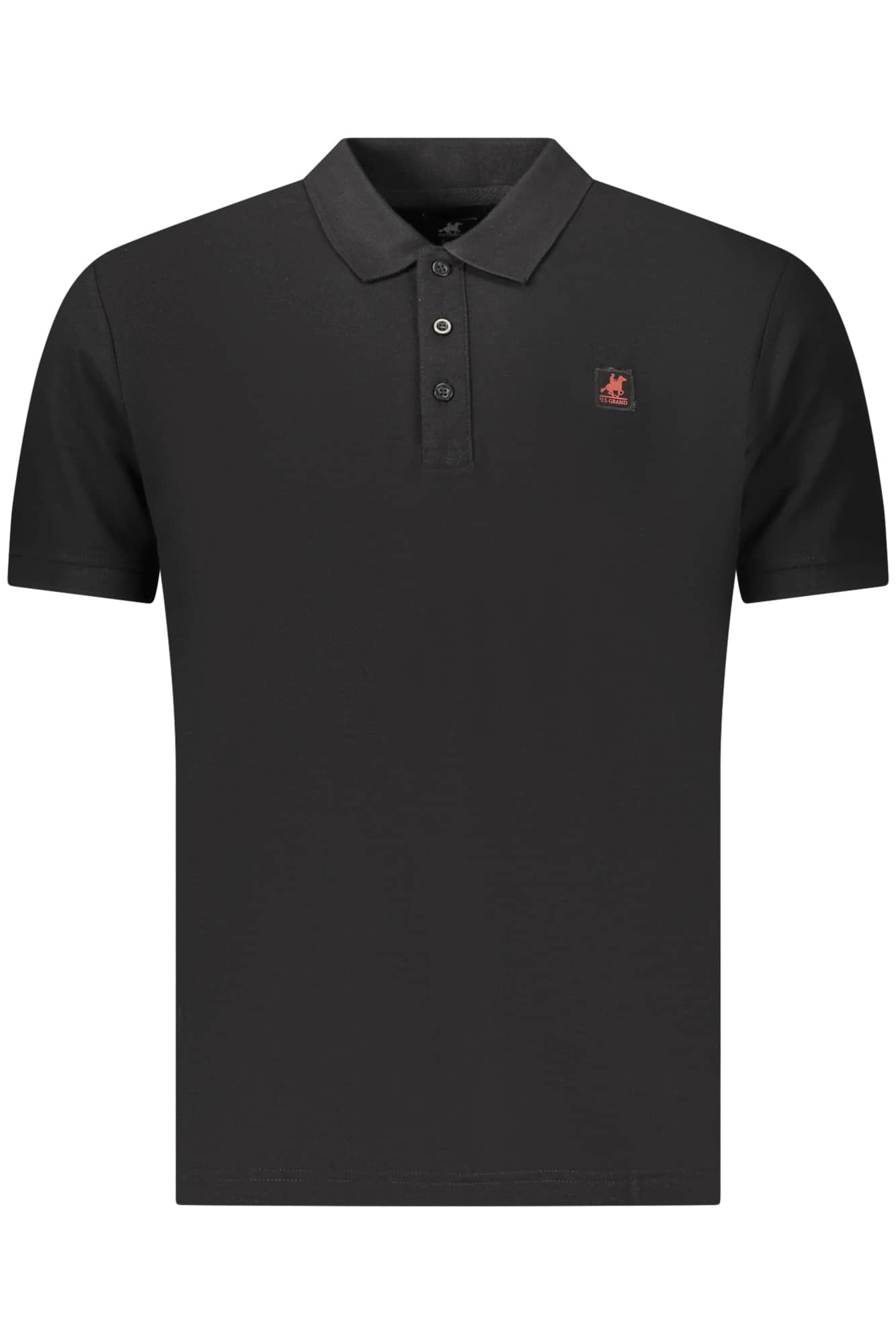 US GRAND POLO SHORT SLEEVE MEN'S BLACK