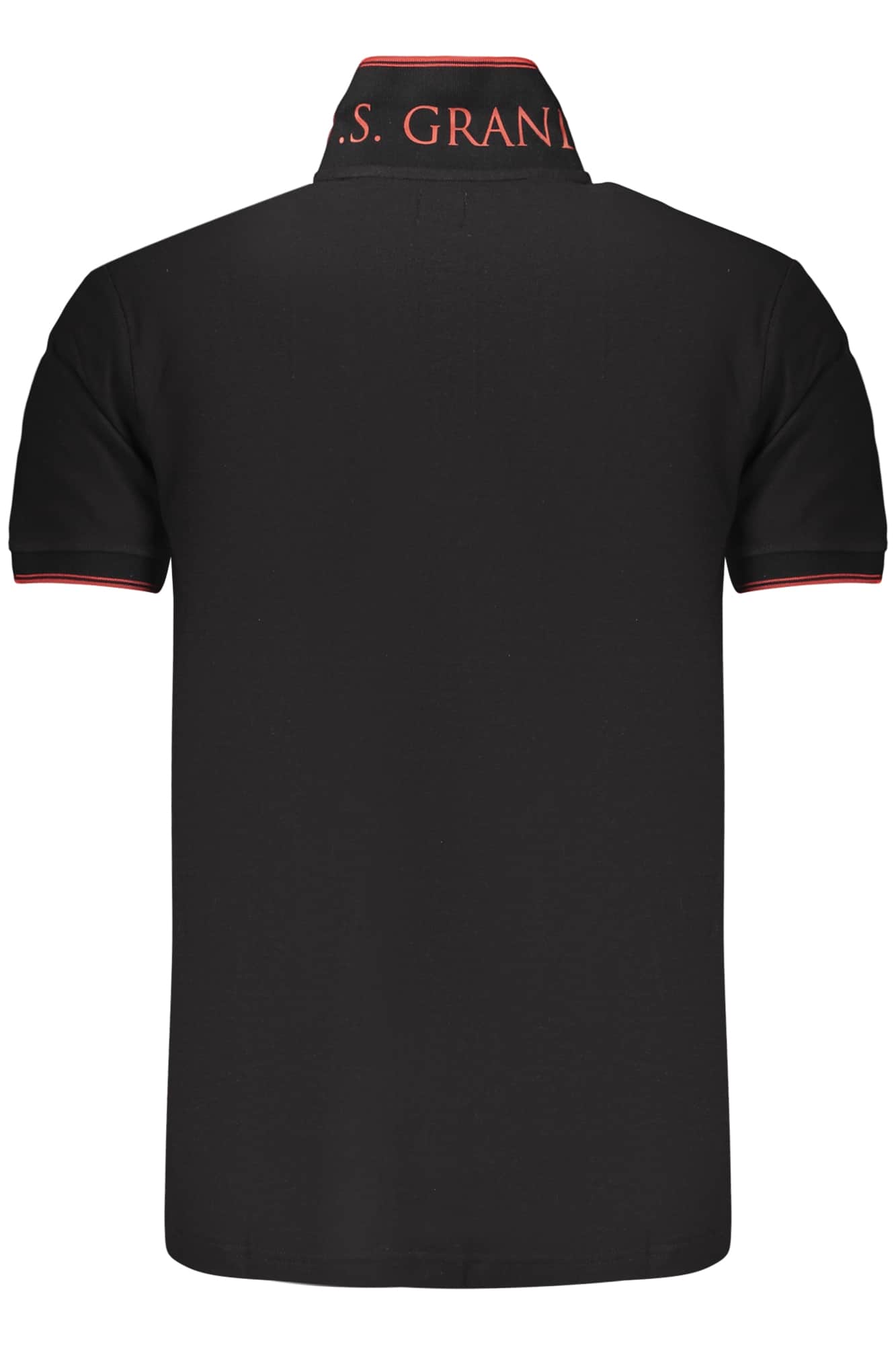 US GRAND MEN'S SHORT-SLEEVE POLO SHIRT, RED
