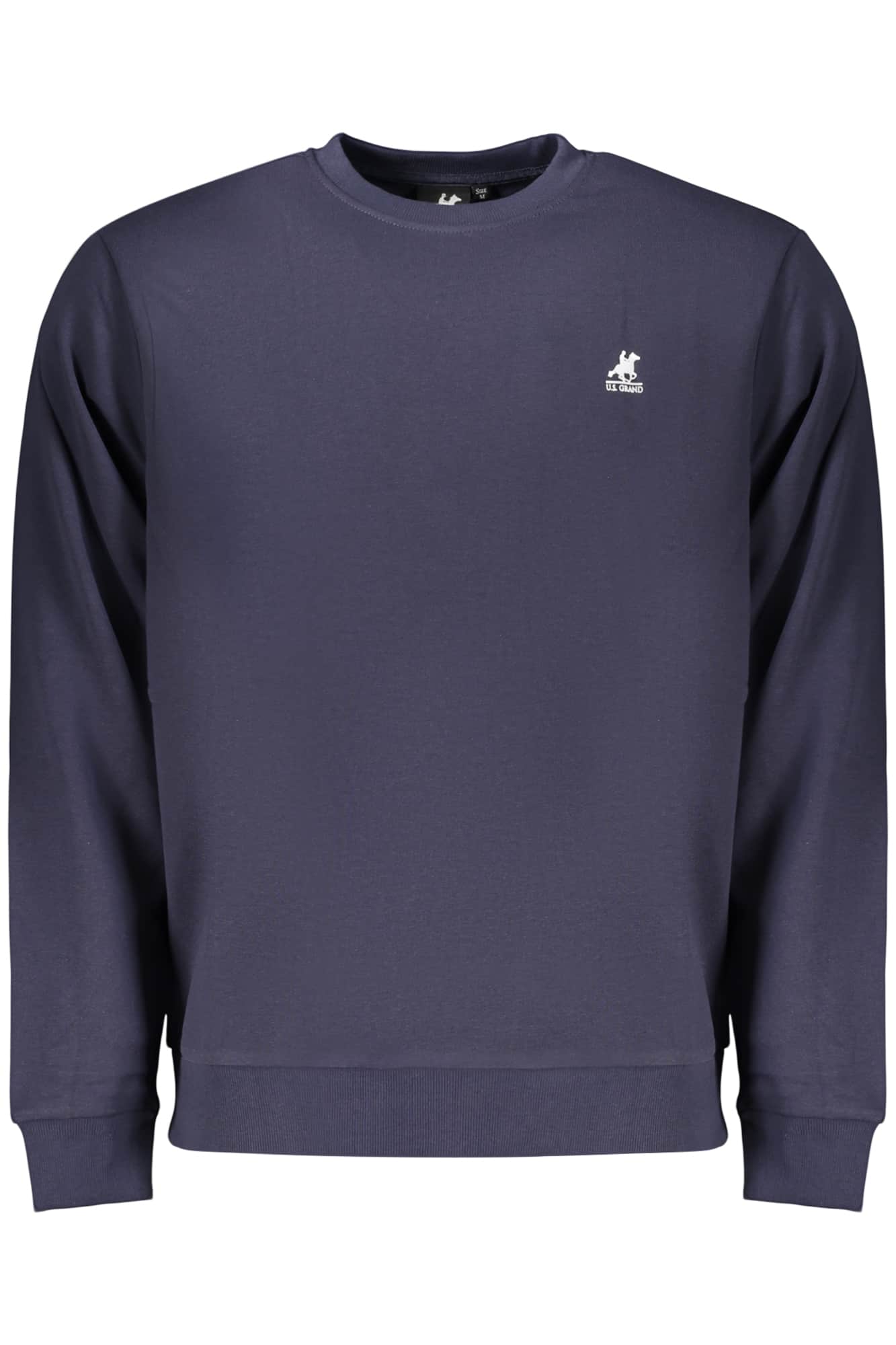 US GRAND MEN'S BLUE ZIP-UP SWEATSHIRT