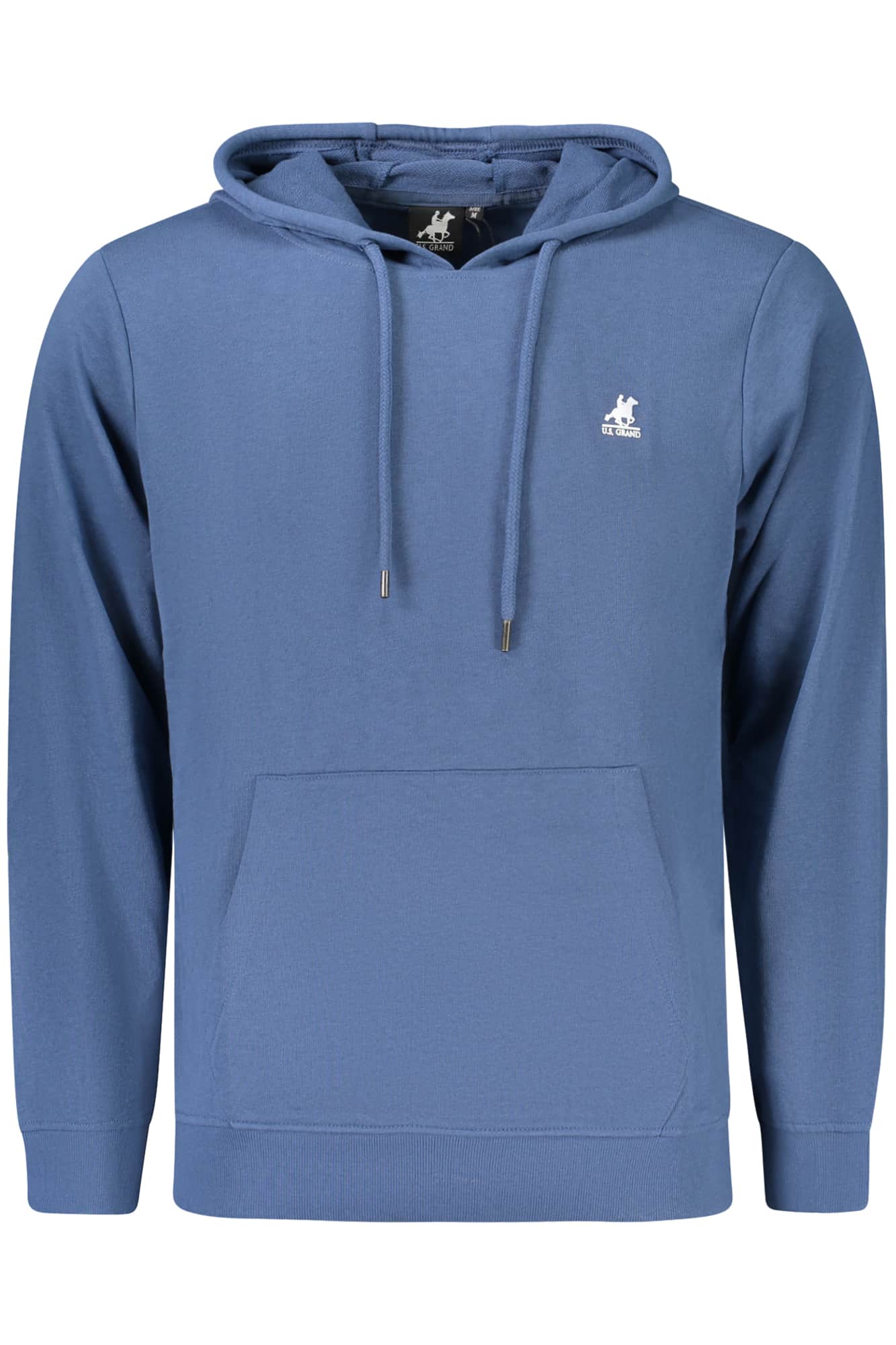 US GRAND MEN'S BLUE ZIP-UP SWEATSHIRT