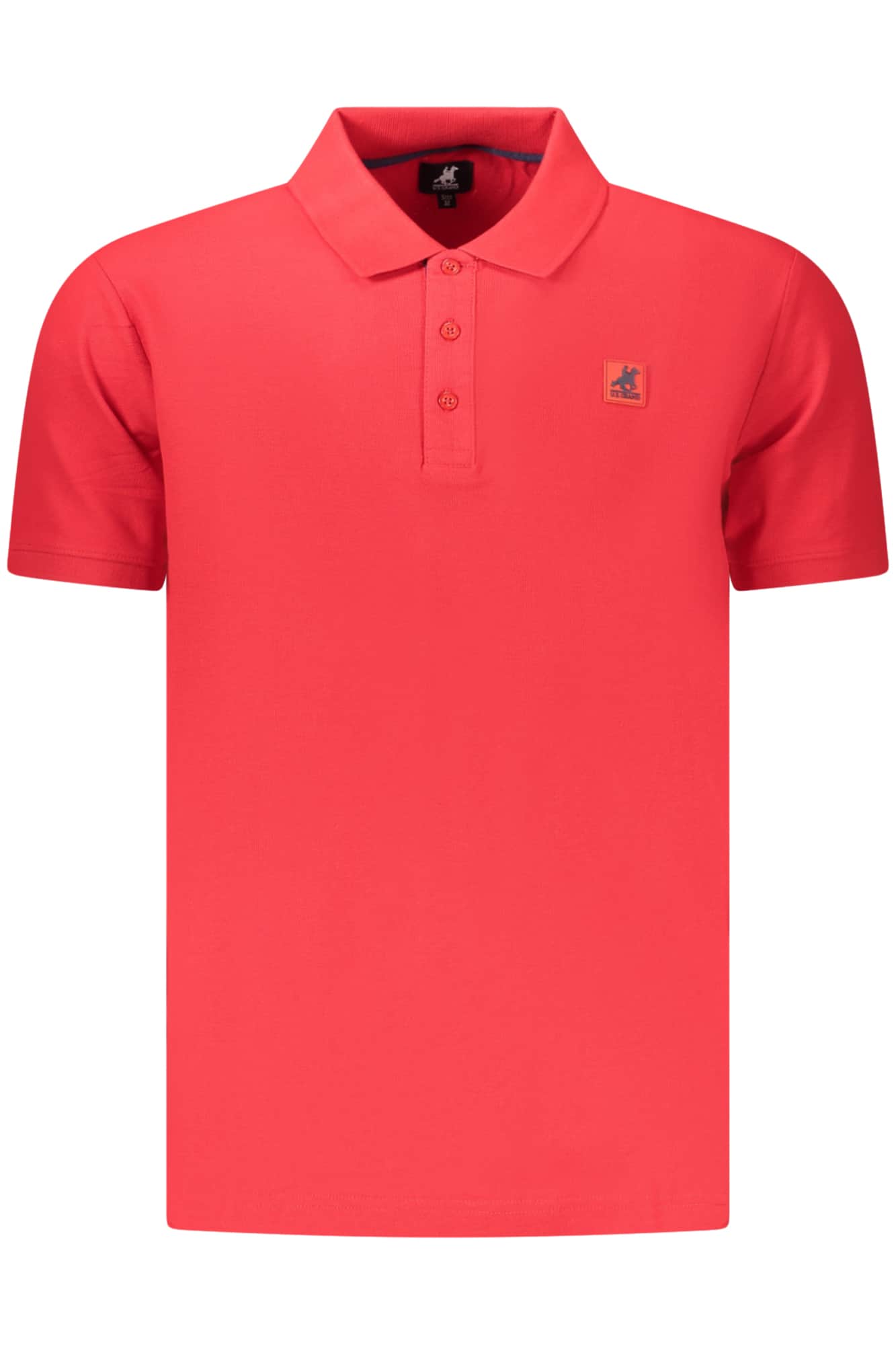 US GRAND MEN'S SHORT-SLEEVE POLO SHIRT, RED