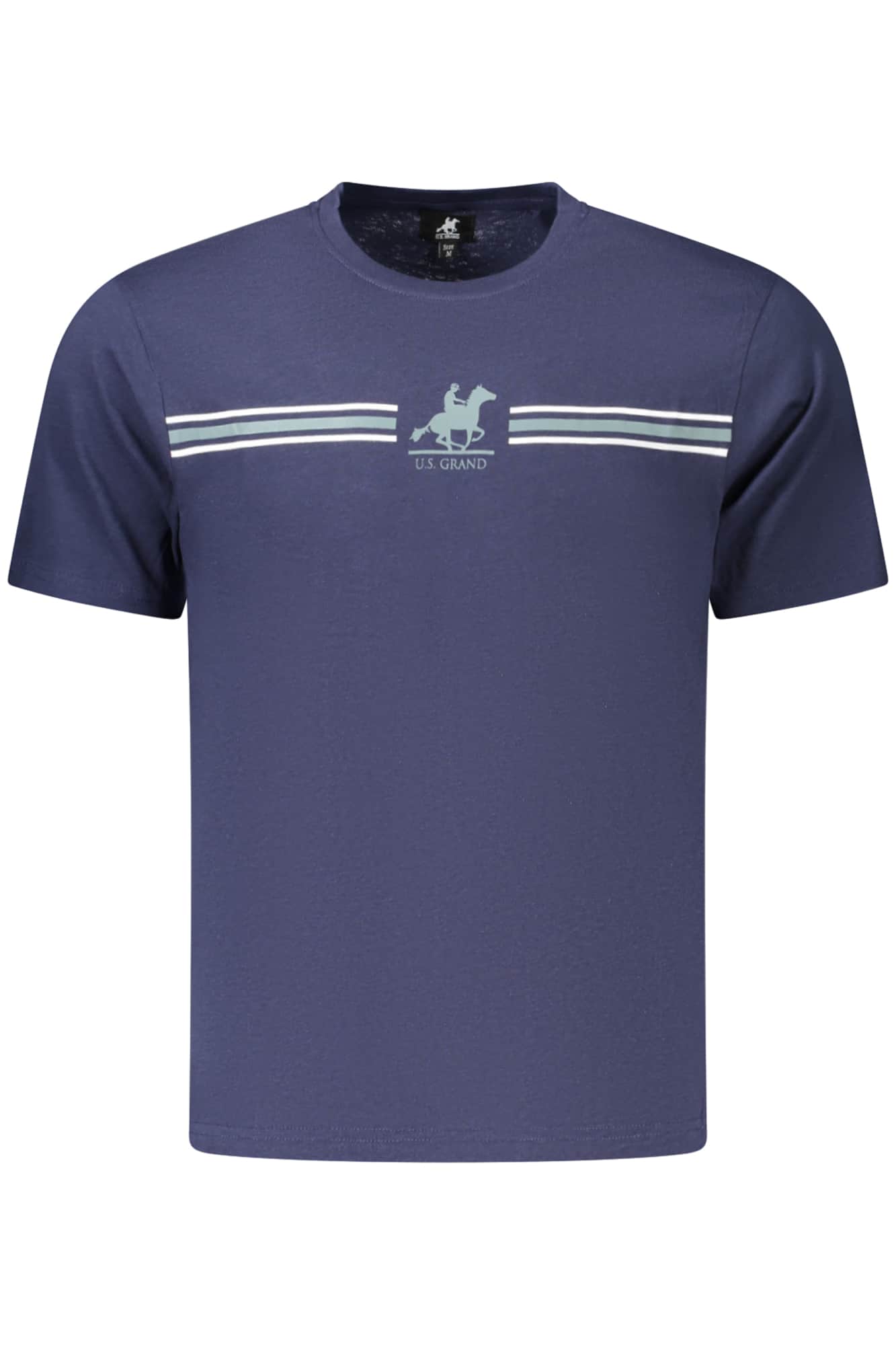 US GRAND MEN'S SHORT-SLEEVE T-SHIRT BLUE