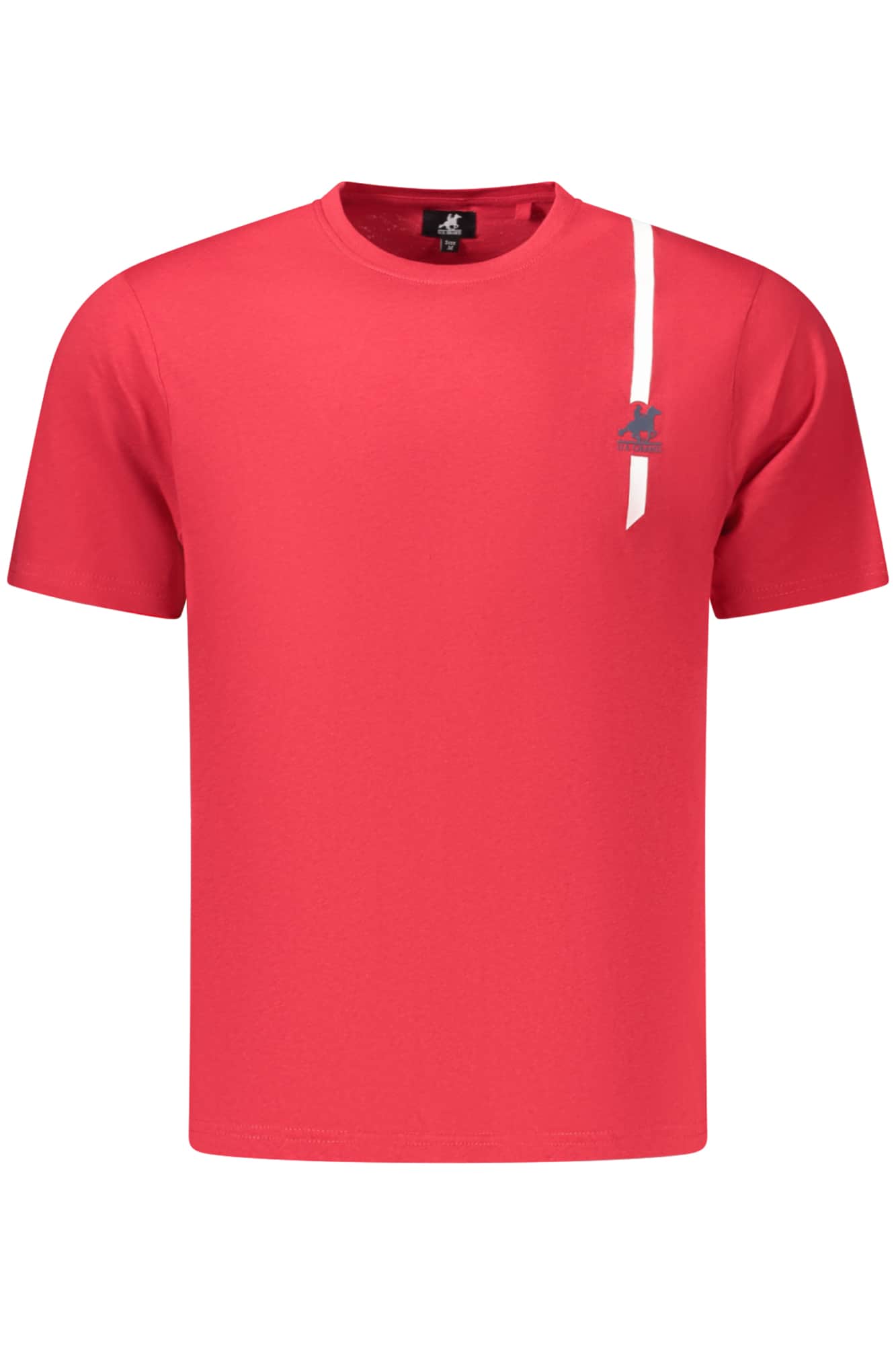 US GRAND MEN'S SHORT-SLEEVED RED T-SHIRT