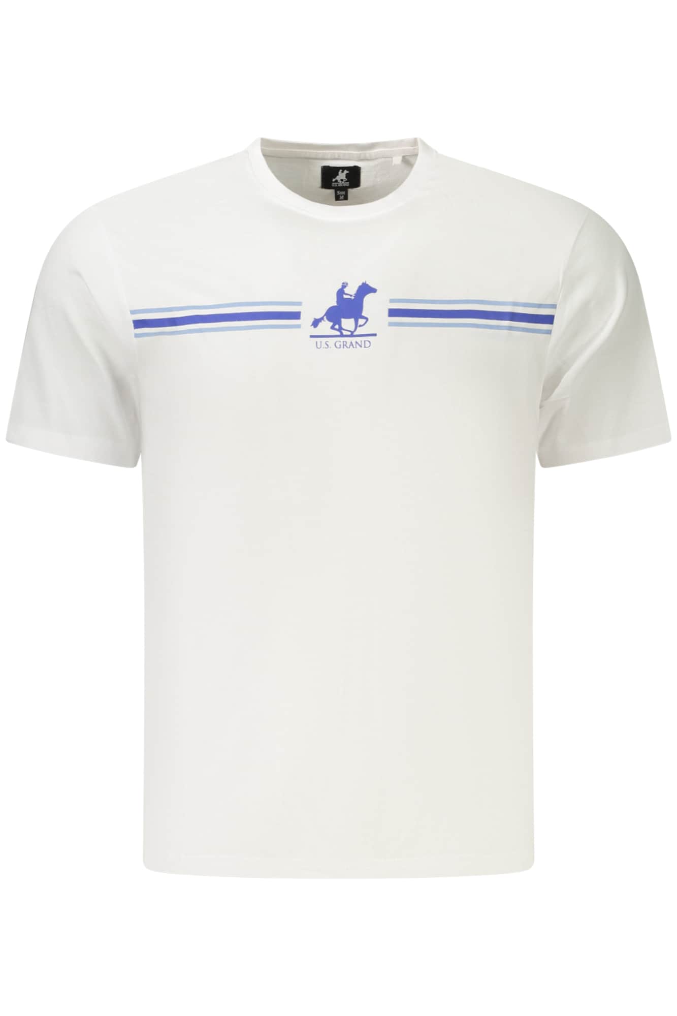 US GRAND MEN'S SHORT-SLEEVE T-SHIRT WHITE