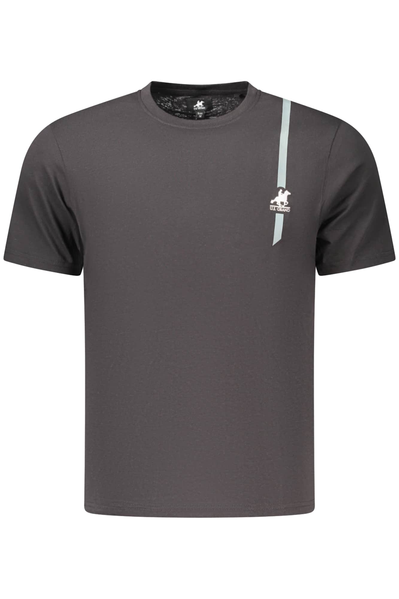 US GRAND MEN'S BLACK SHORT-SLEEVE T-SHIRT