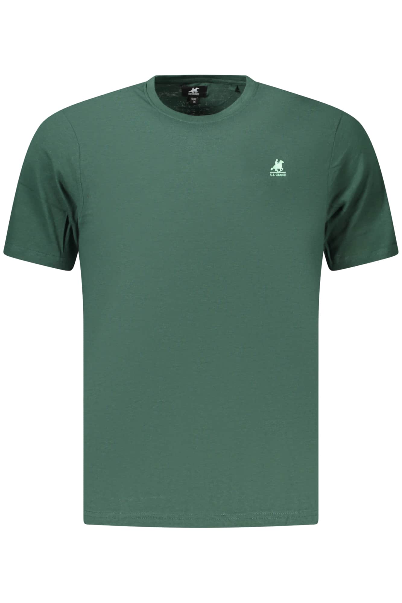 US GRAND MEN'S SHORT-SLEEVED GREEN T-SHIRT