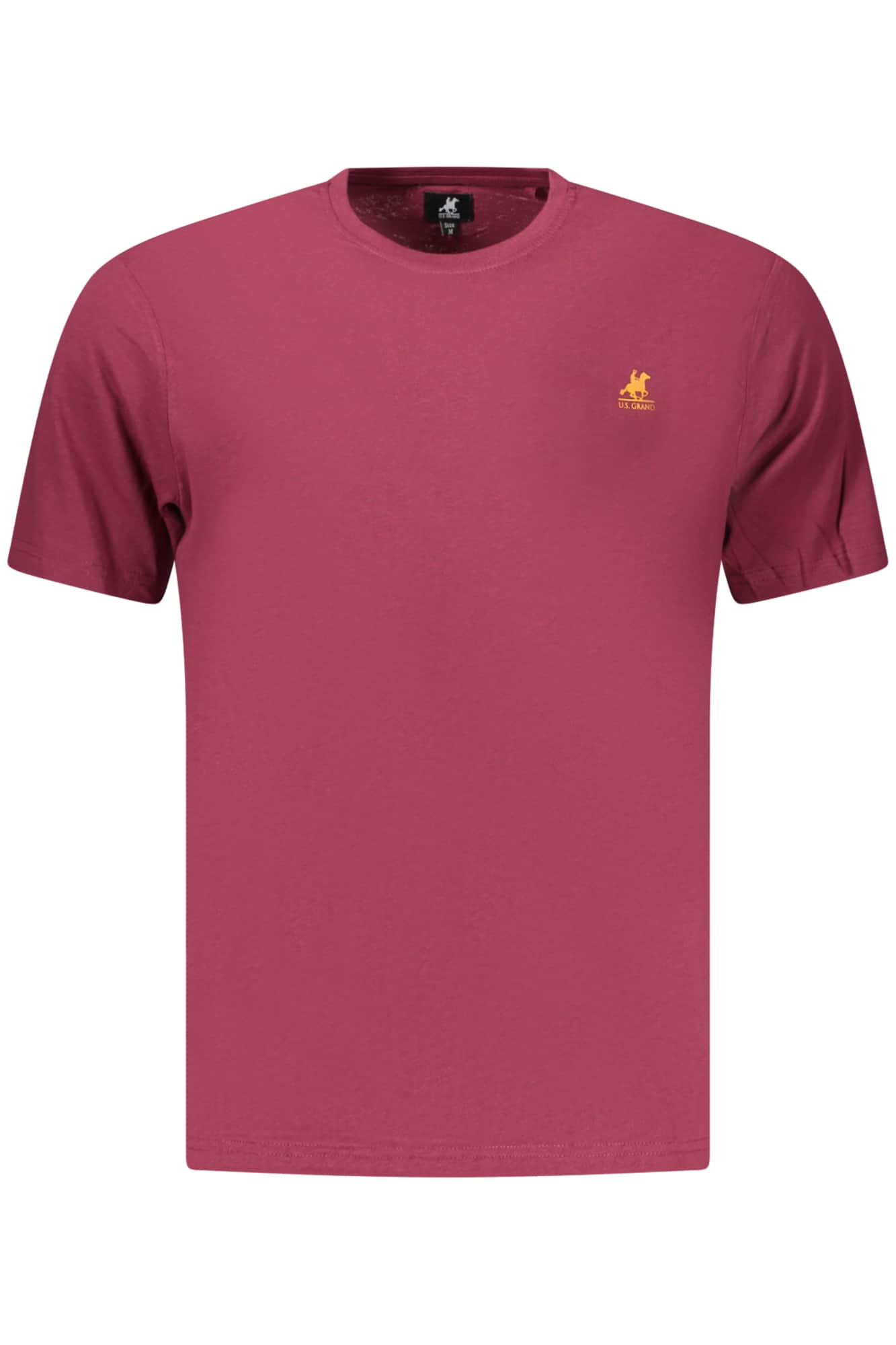 US GRAND MEN'S SHORT-SLEEVED RED T-SHIRT