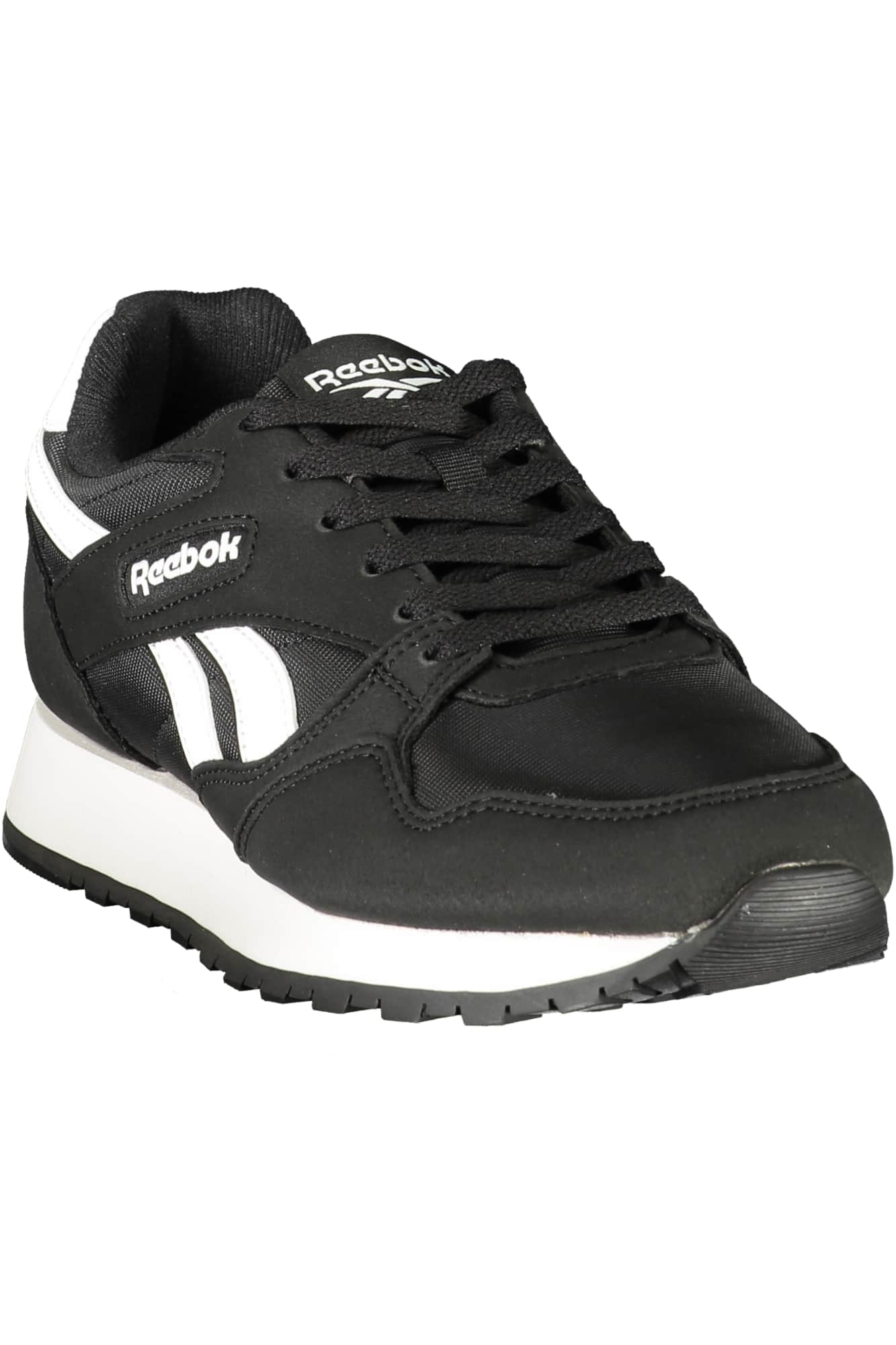 REEBOK MEN'S BLACK SPORTS FOOTWEAR