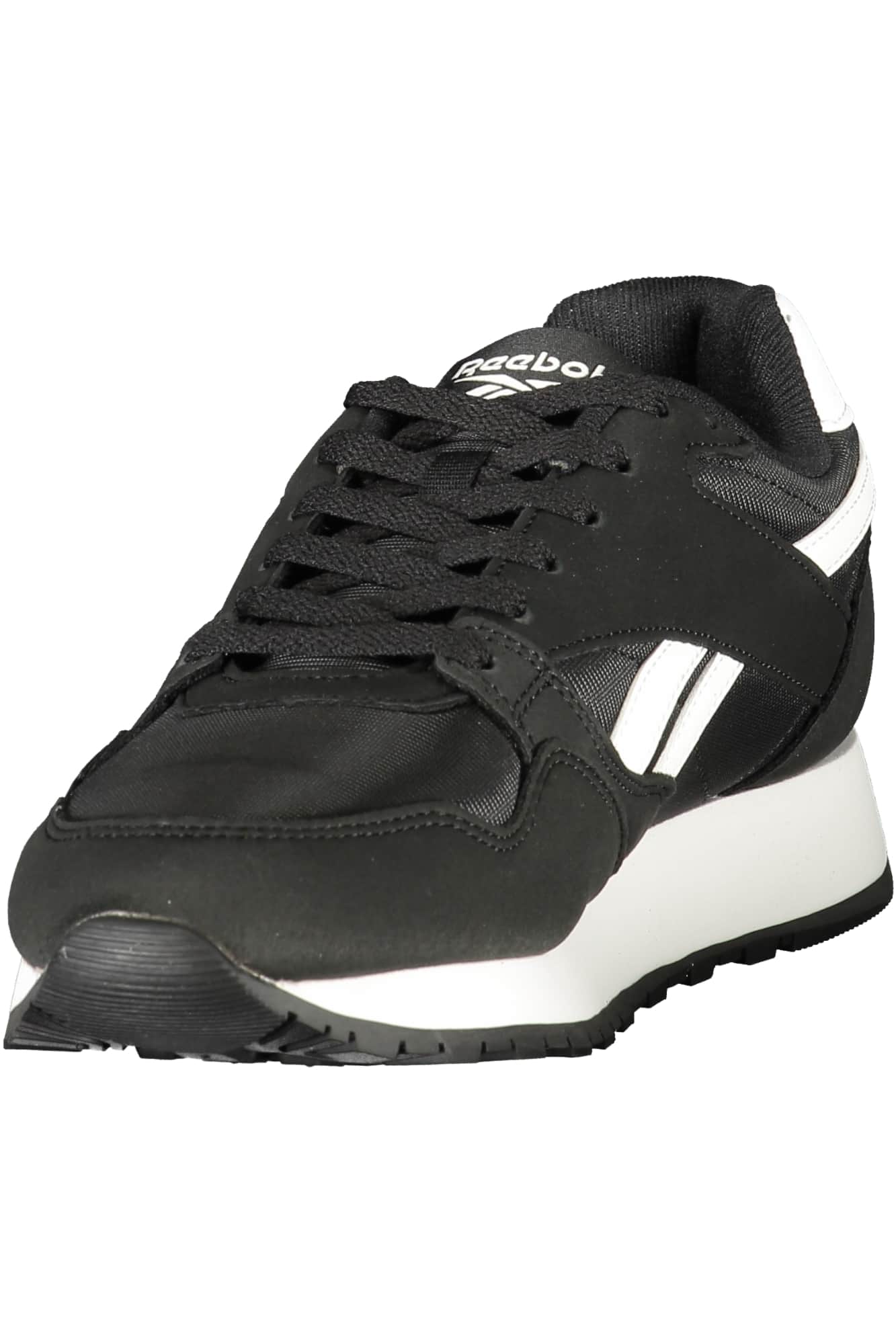 REEBOK MEN'S BLACK SPORTS FOOTWEAR