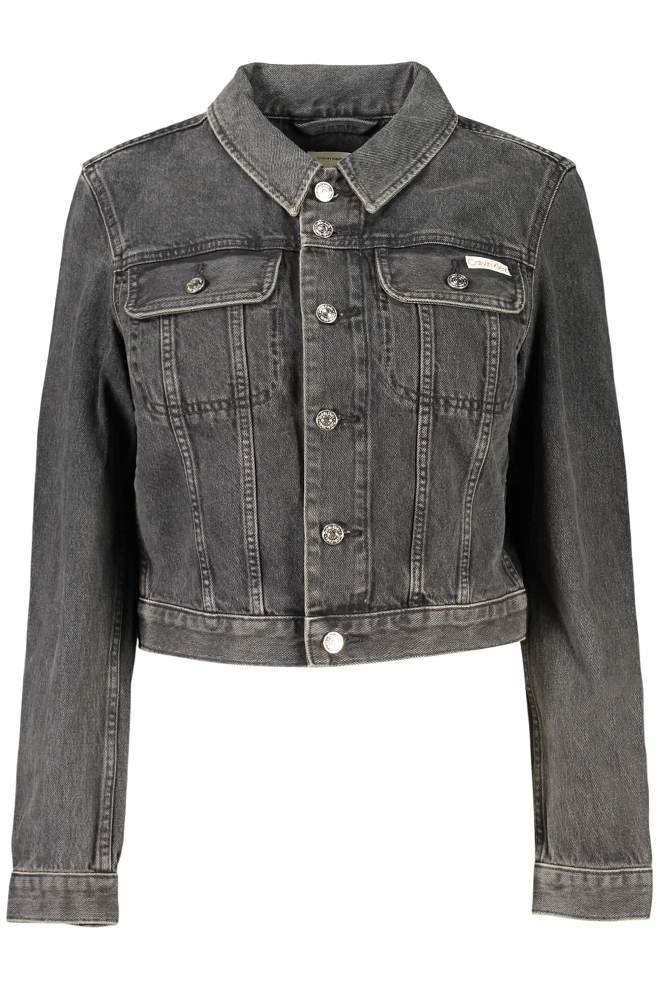 CALVIN KLEIN WOMEN'S BLACK DENIM JACKET