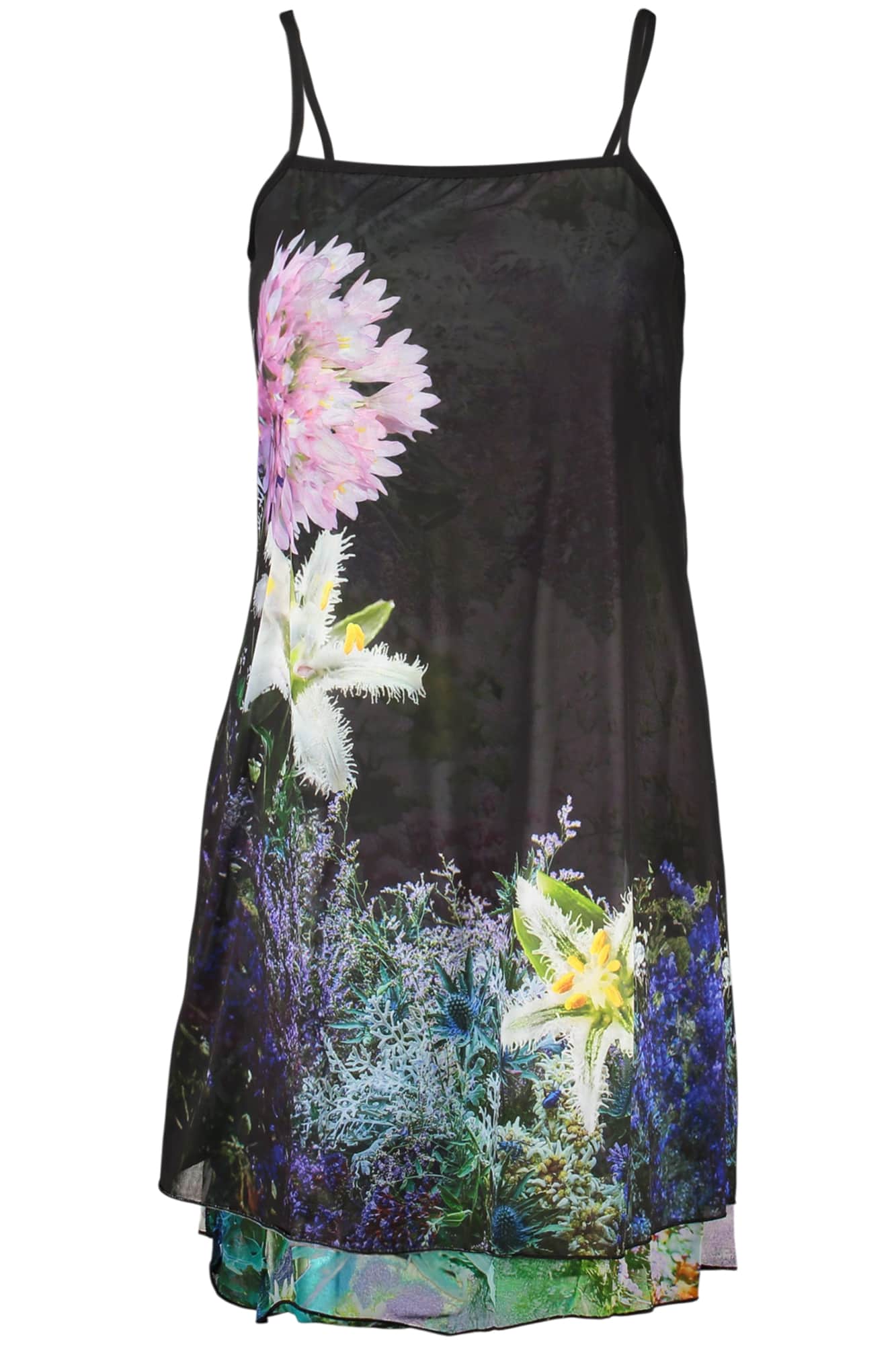 DESIGUAL WOMEN'S SHORT BLACK DRESS