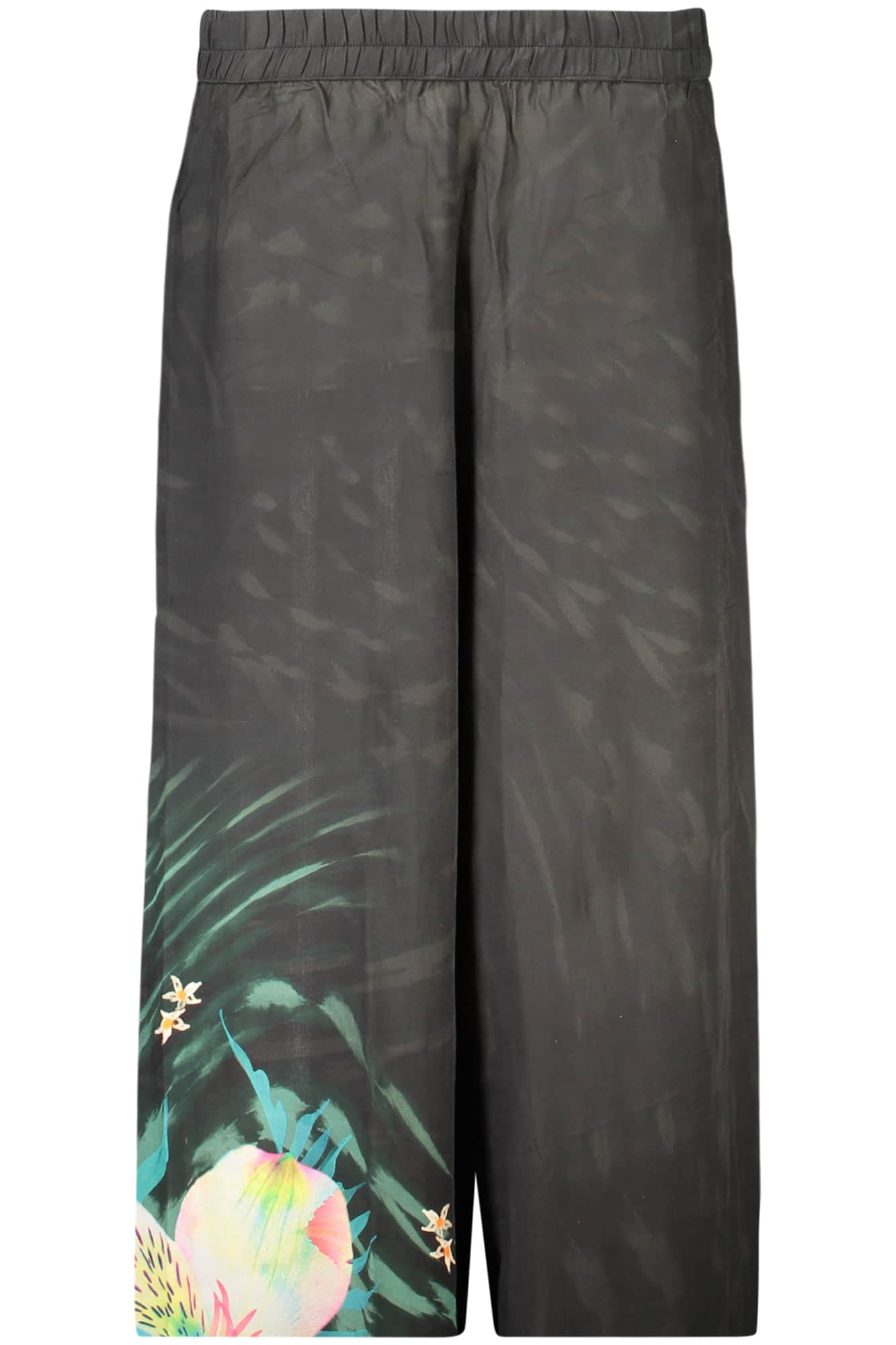 DESIGUAL WOMEN'S BLACK TROUSERS