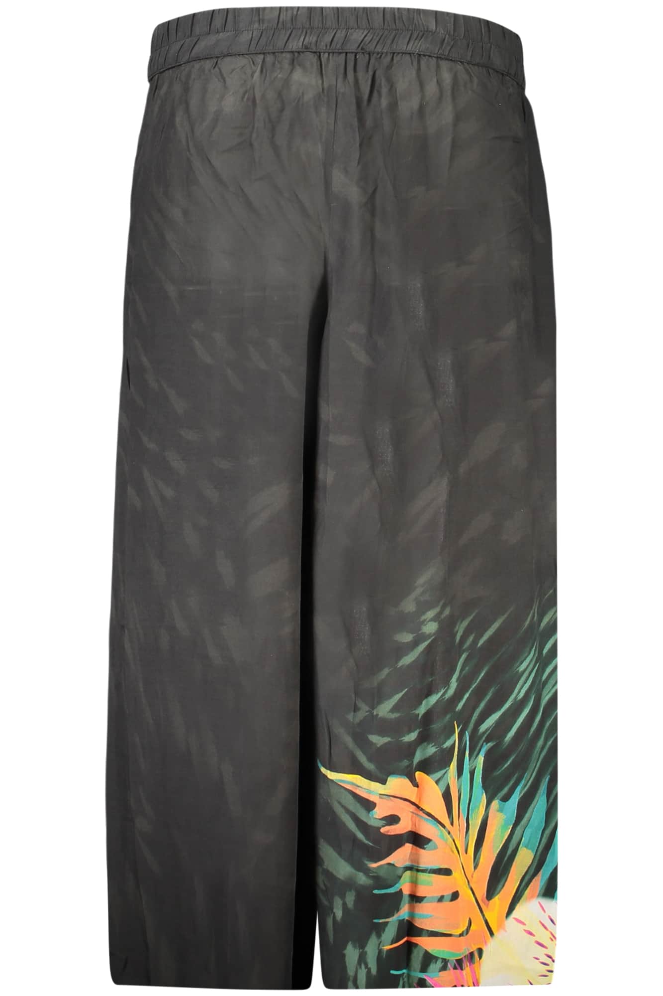 DESIGUAL WOMEN'S BLACK TROUSERS