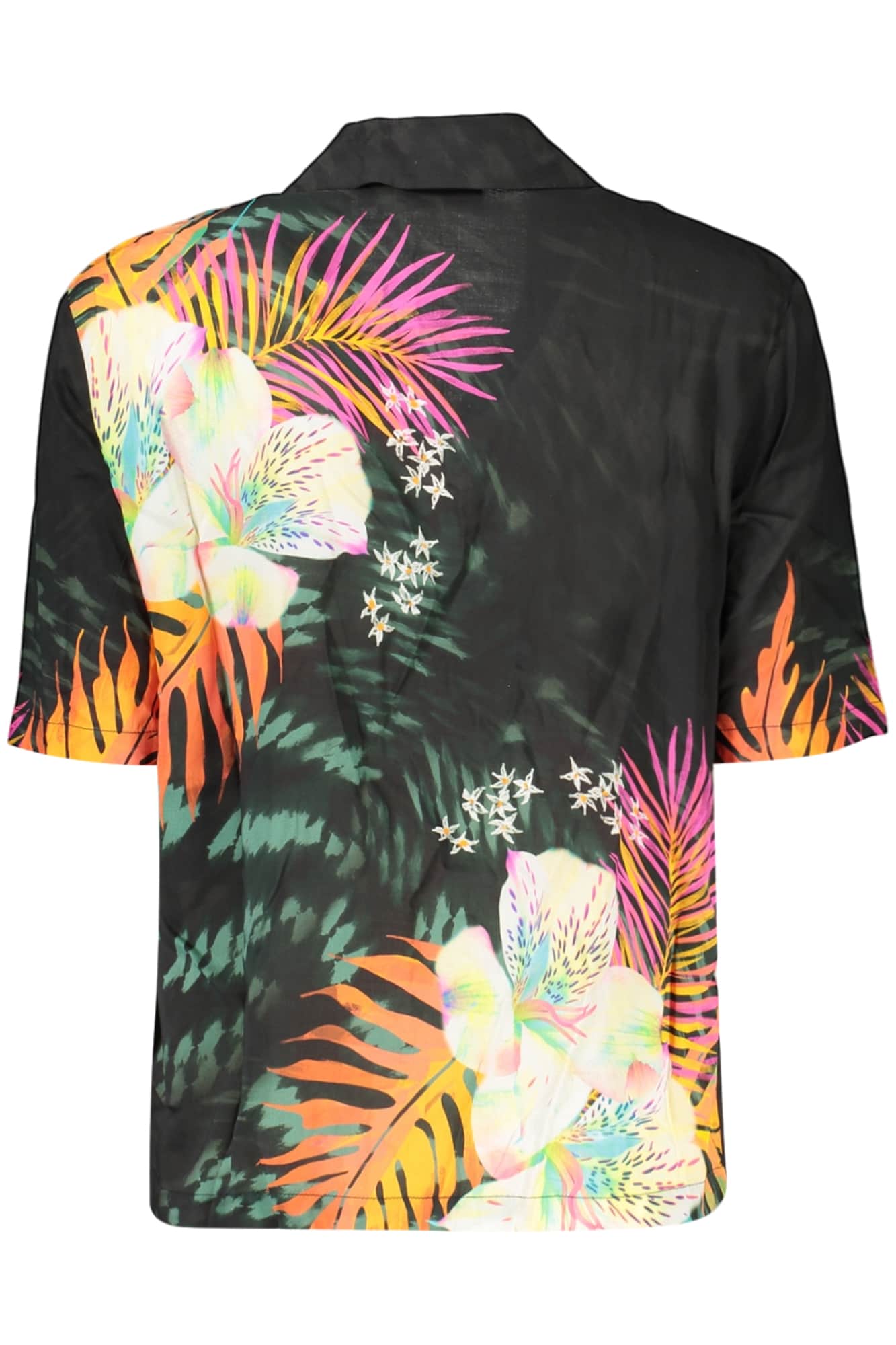 DESIGUAL WOMEN'S SHORT-SLEEVED SHIRT BLACK