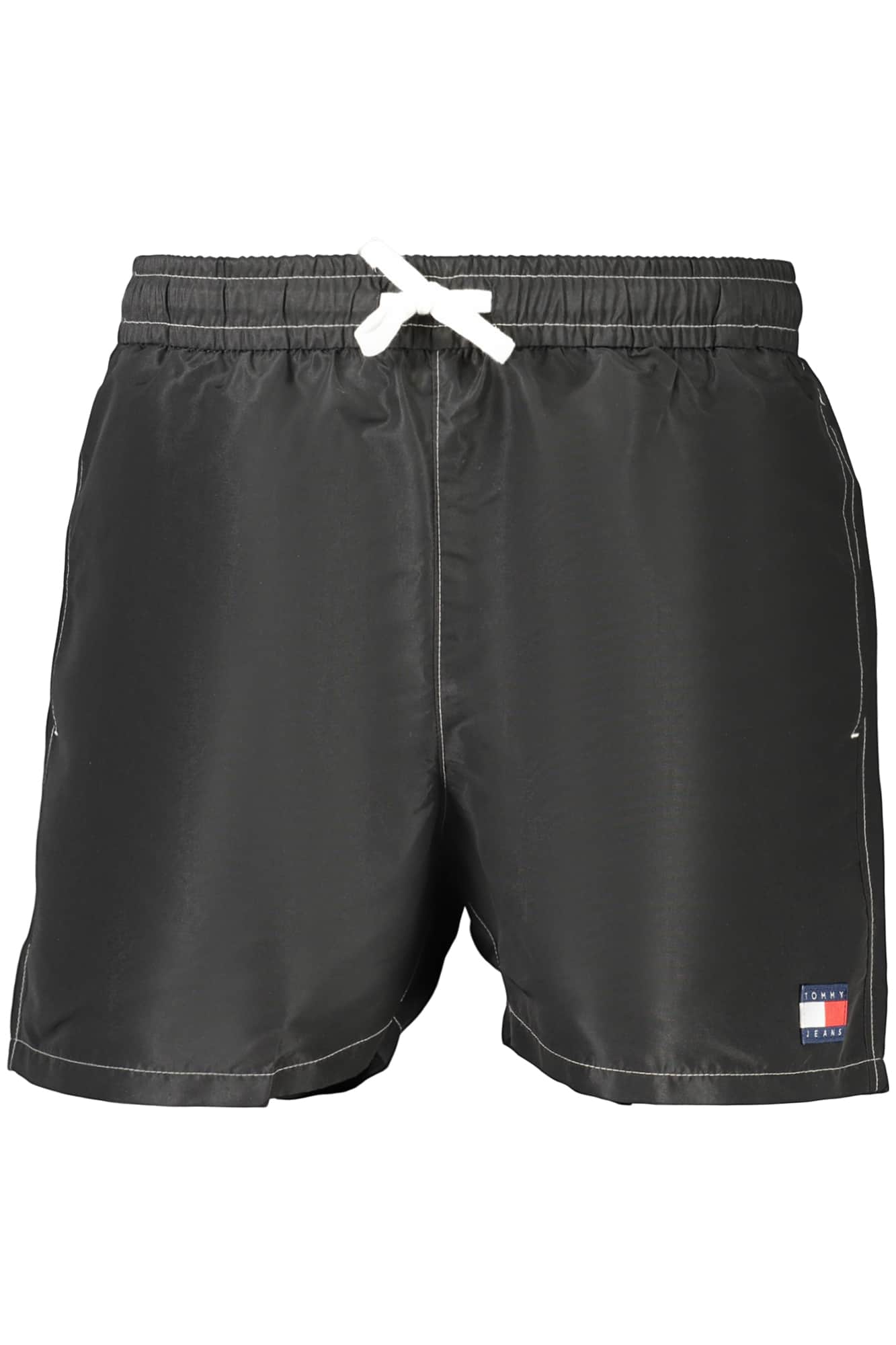 TOMMY HILFIGER MEN'S BLACK BOTTOM SWIMSUIT