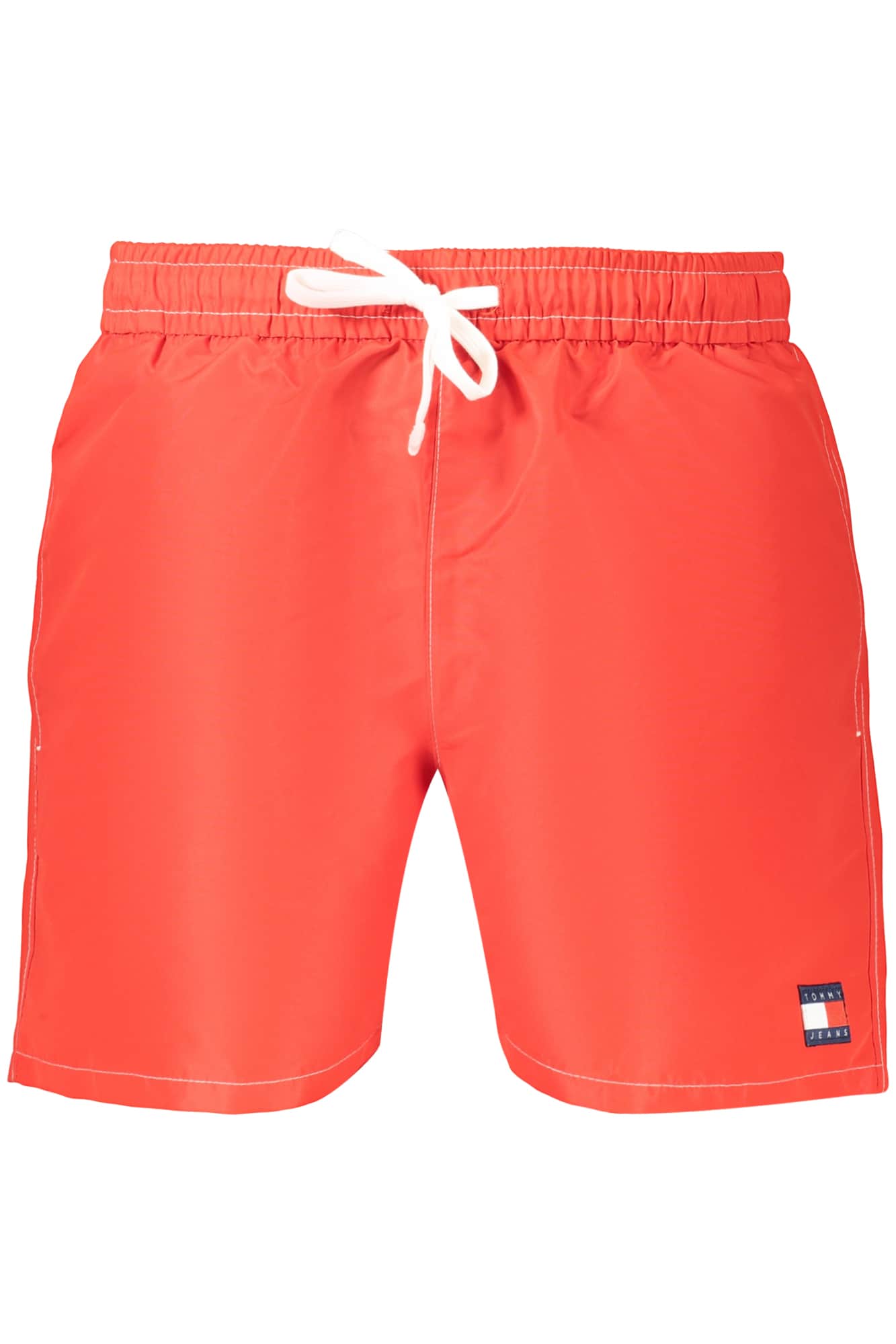 TOMMY HILFIGER MEN'S RED BOTTOM SWIMSUIT