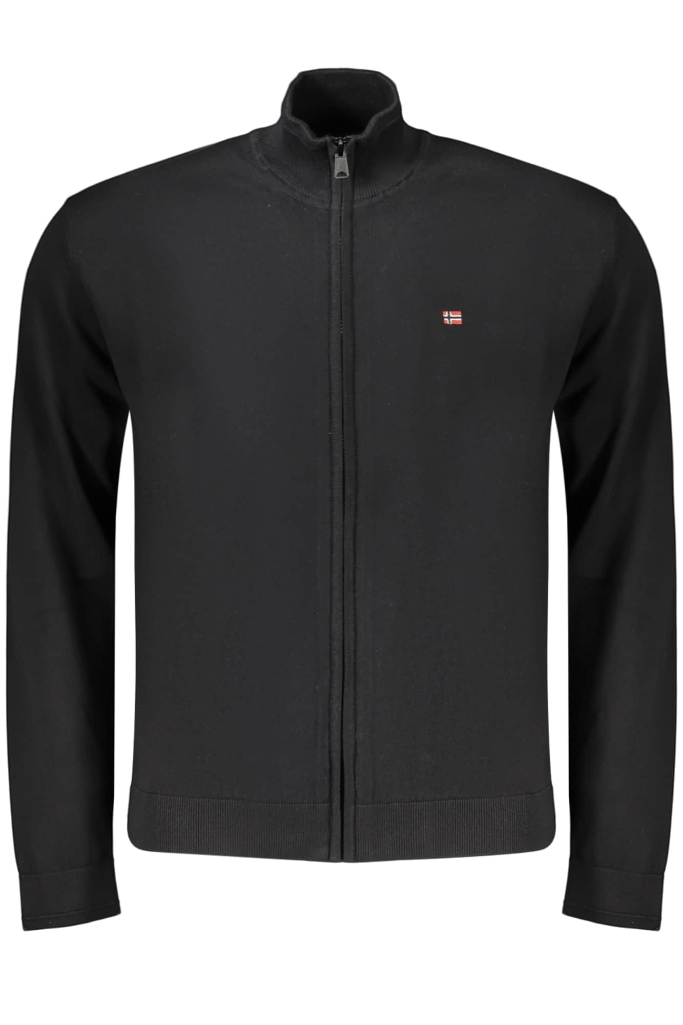 NAPAPIJRI MEN'S BLACK CARDIGAN