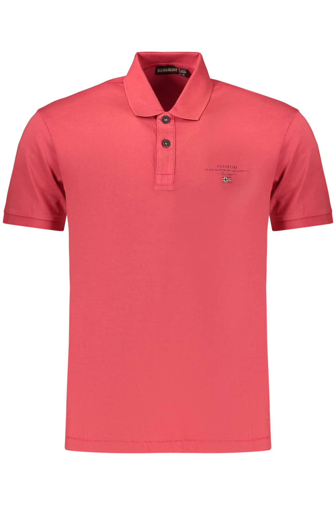 NAPAPIJRI MEN'S SHORT-SLEEVE POLO SHIRT, RED