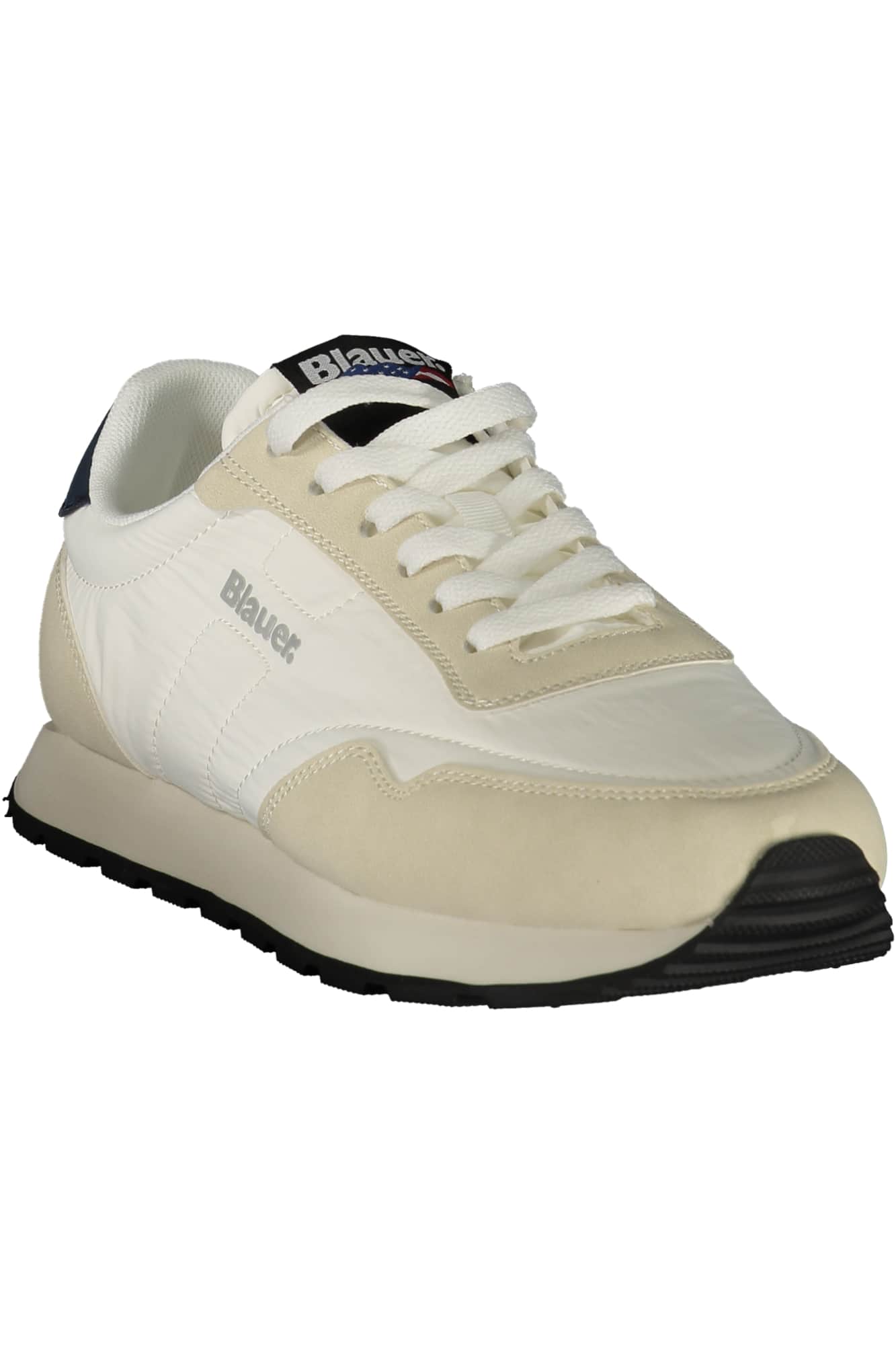 BLAUER MEN'S WHITE SPORTS SHOES