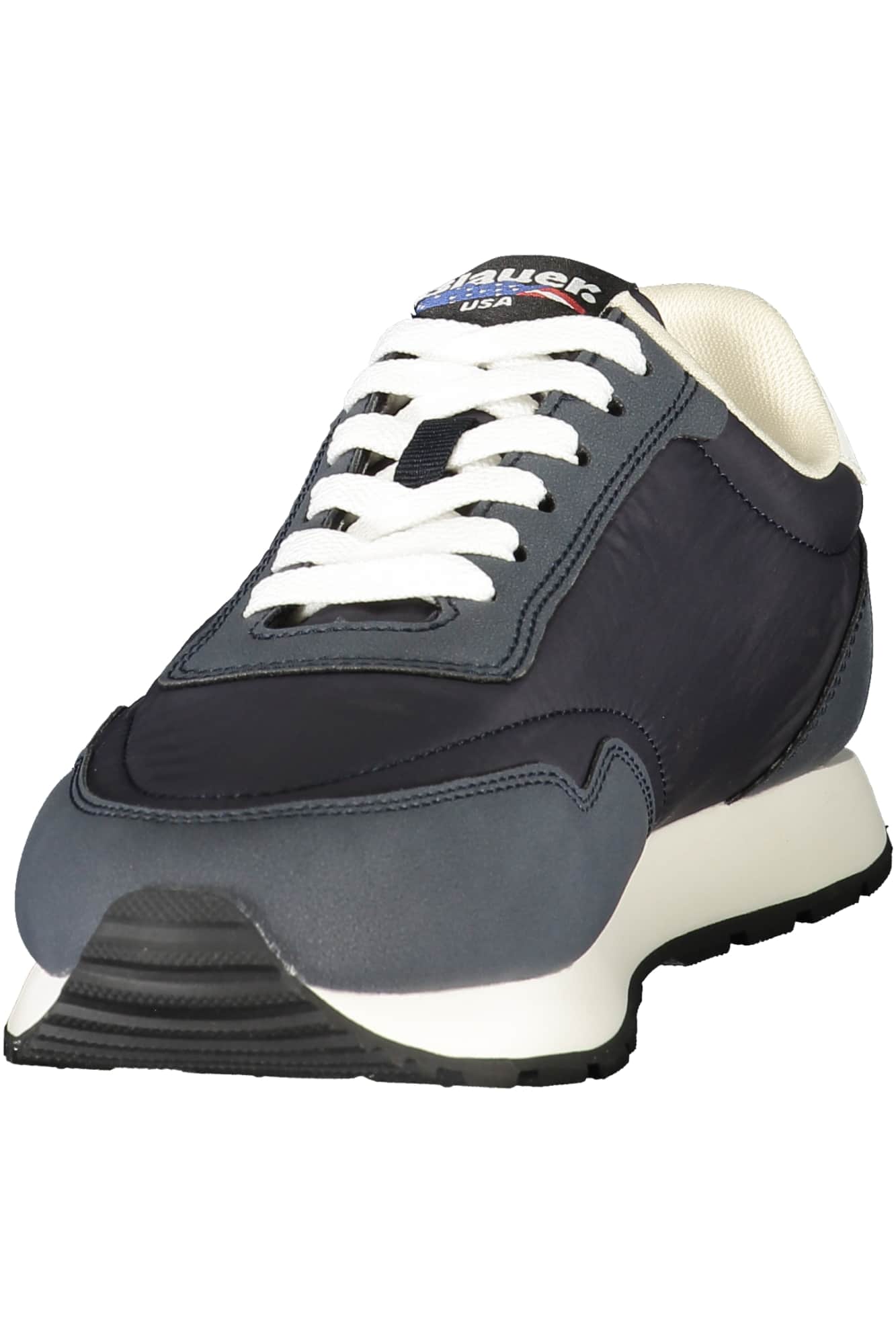 BLAUER MEN'S WHITE SPORTS SHOES