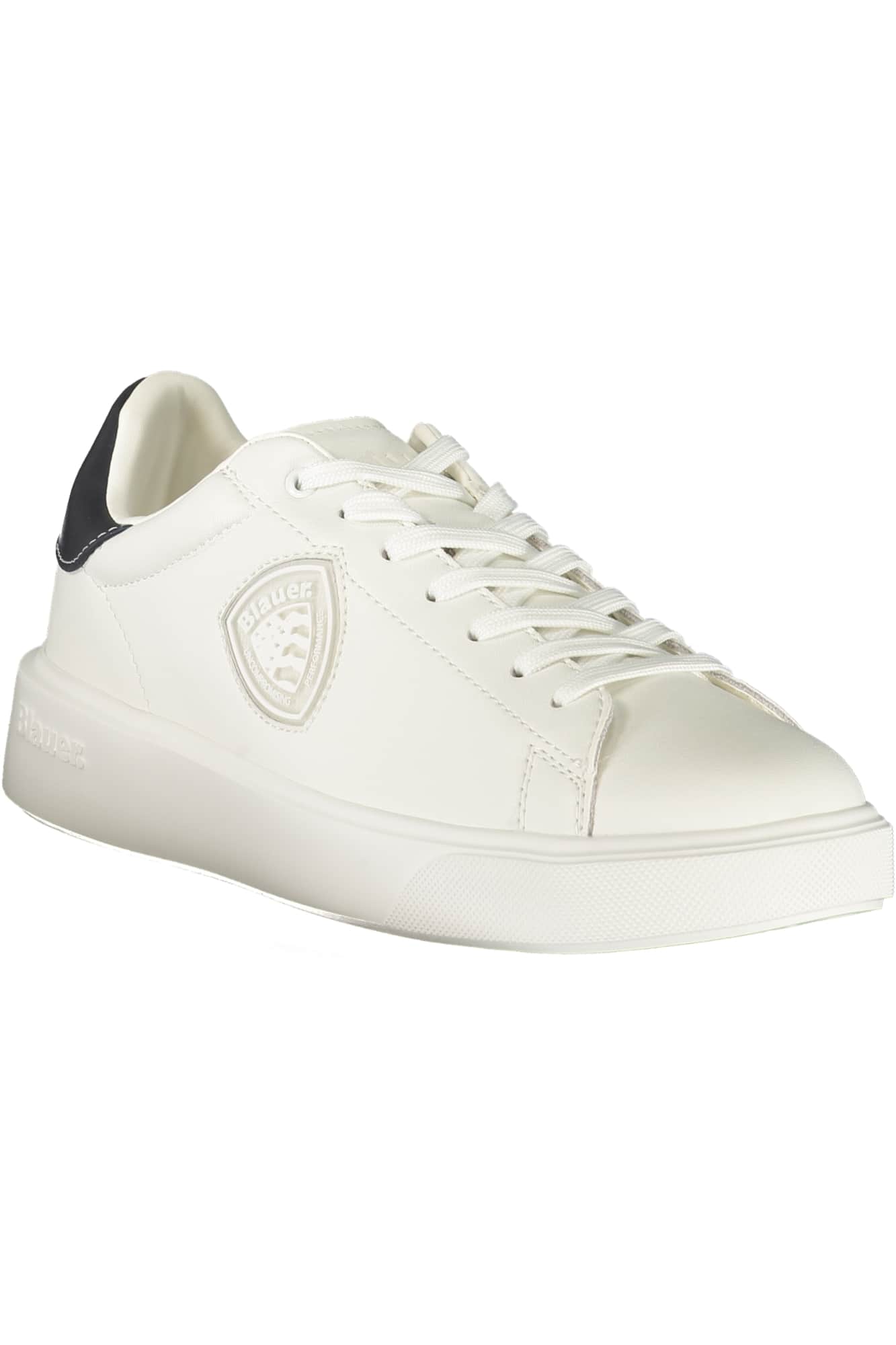BLAUER MEN'S WHITE SPORTS SHOES
