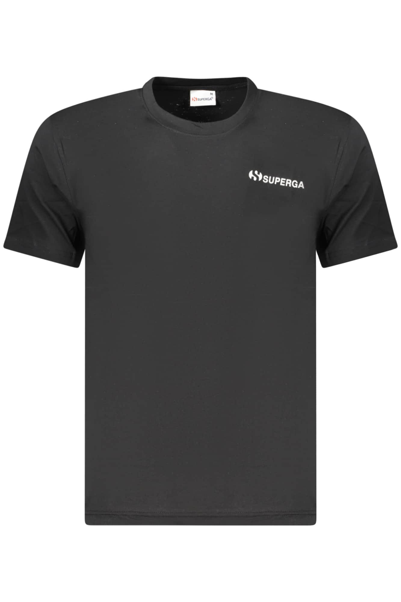 SUPERGA MEN'S SHORT-SLEEVED T-SHIRT BLACK