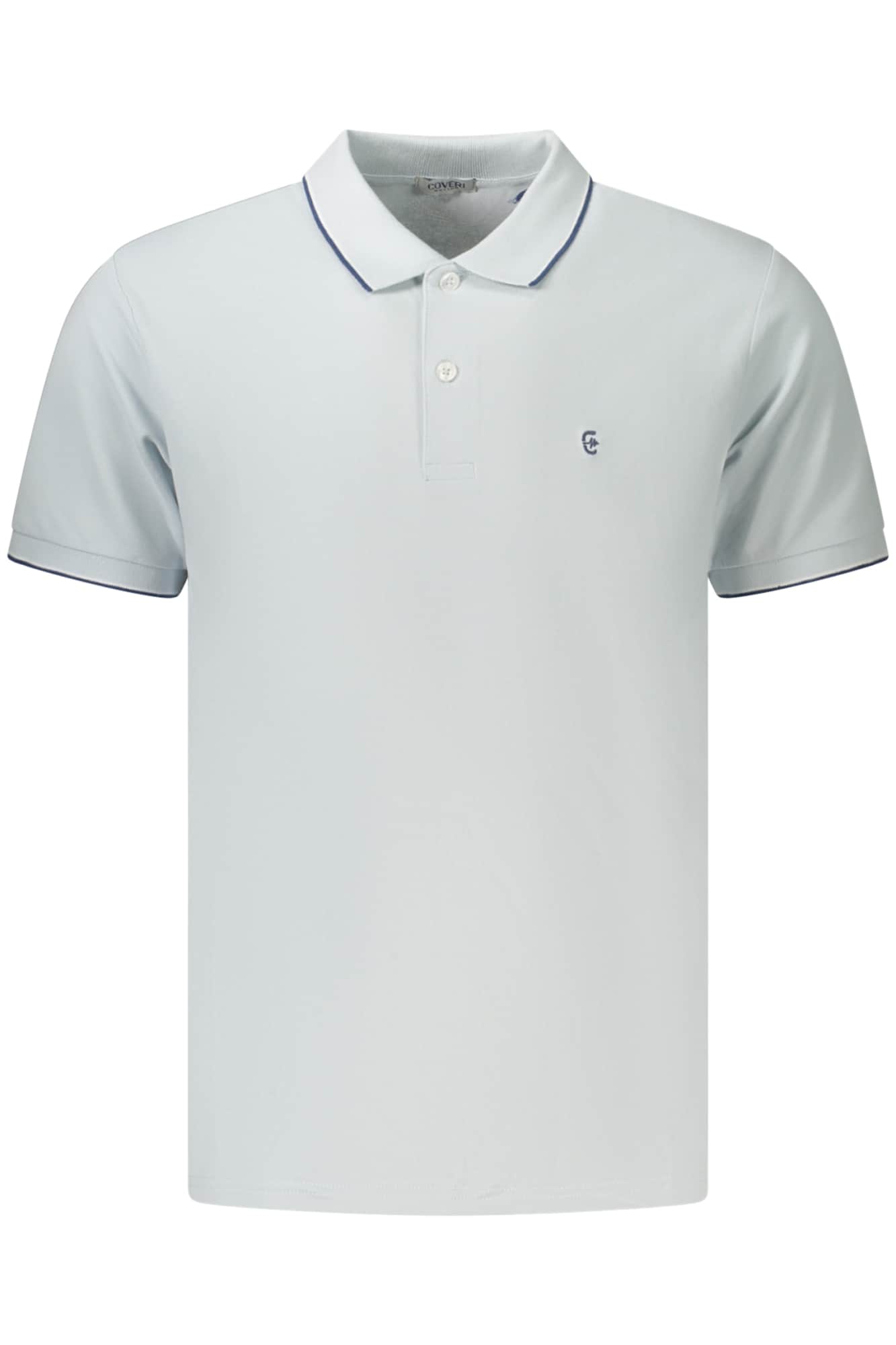 COVERI MOVING MEN'S SHORT-SLEEVE POLO SHIRT, BLUE