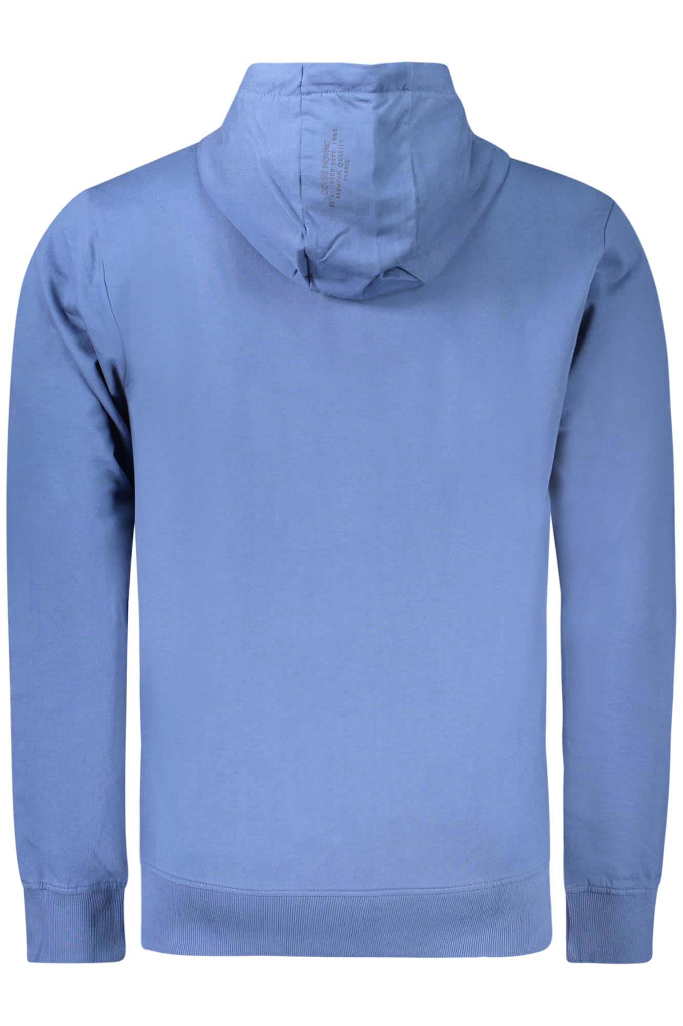 COVERI MOVING MEN'S BLUE ZIP-UP SWEATSHIRT