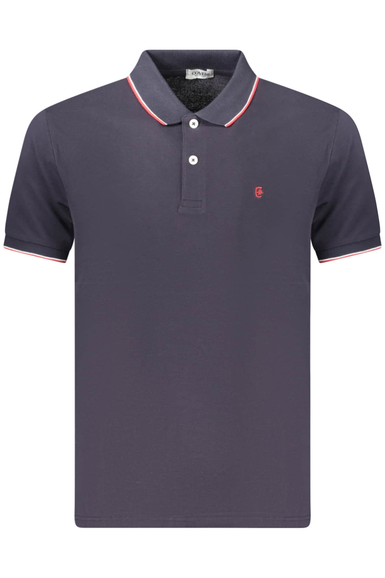 COVERI MOVING MEN'S SHORT-SLEEVE POLO SHIRT, BLUE