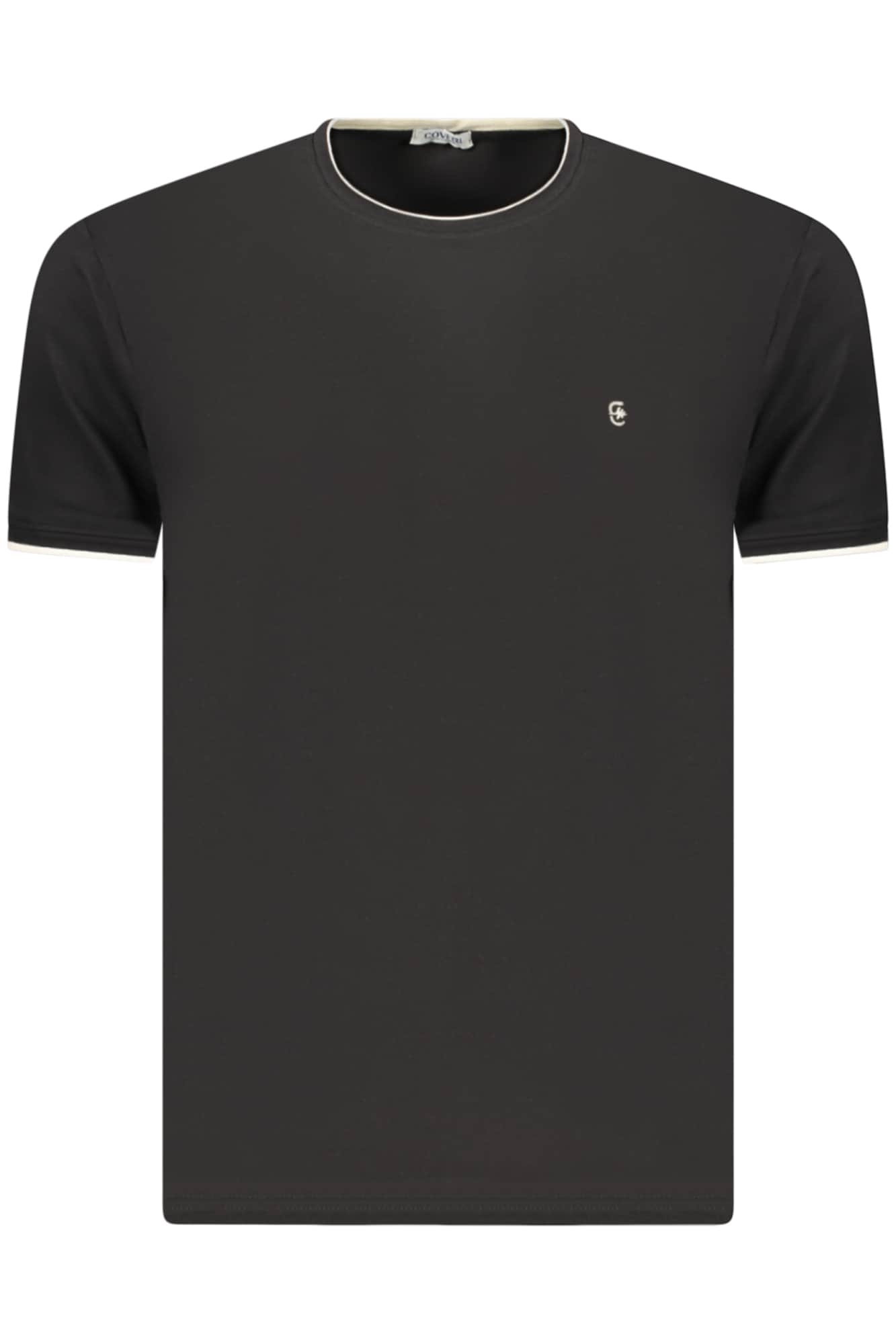 COVERI MOVING MEN'S SHORT-SLEEVE T-SHIRT BLACK