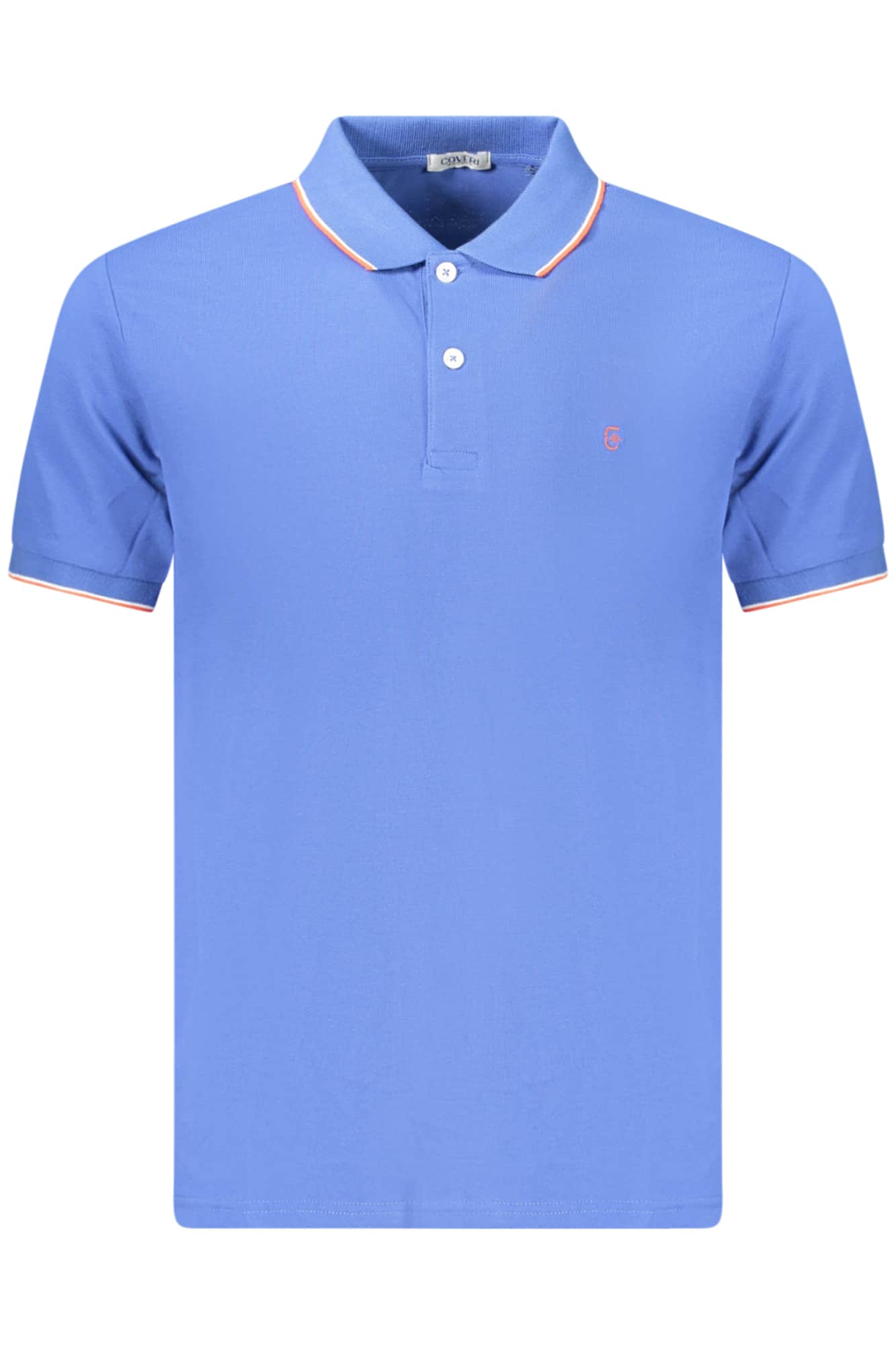 COVERI MOVING MEN'S SHORT-SLEEVE POLO SHIRT, BLUE