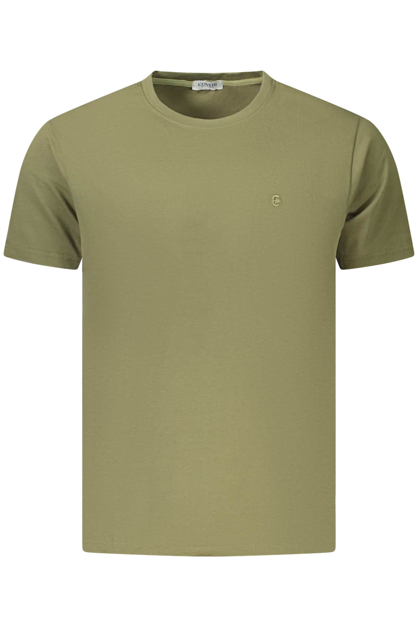 COVERI MOVING MEN'S SHORT-SLEEVED T-SHIRT GREEN