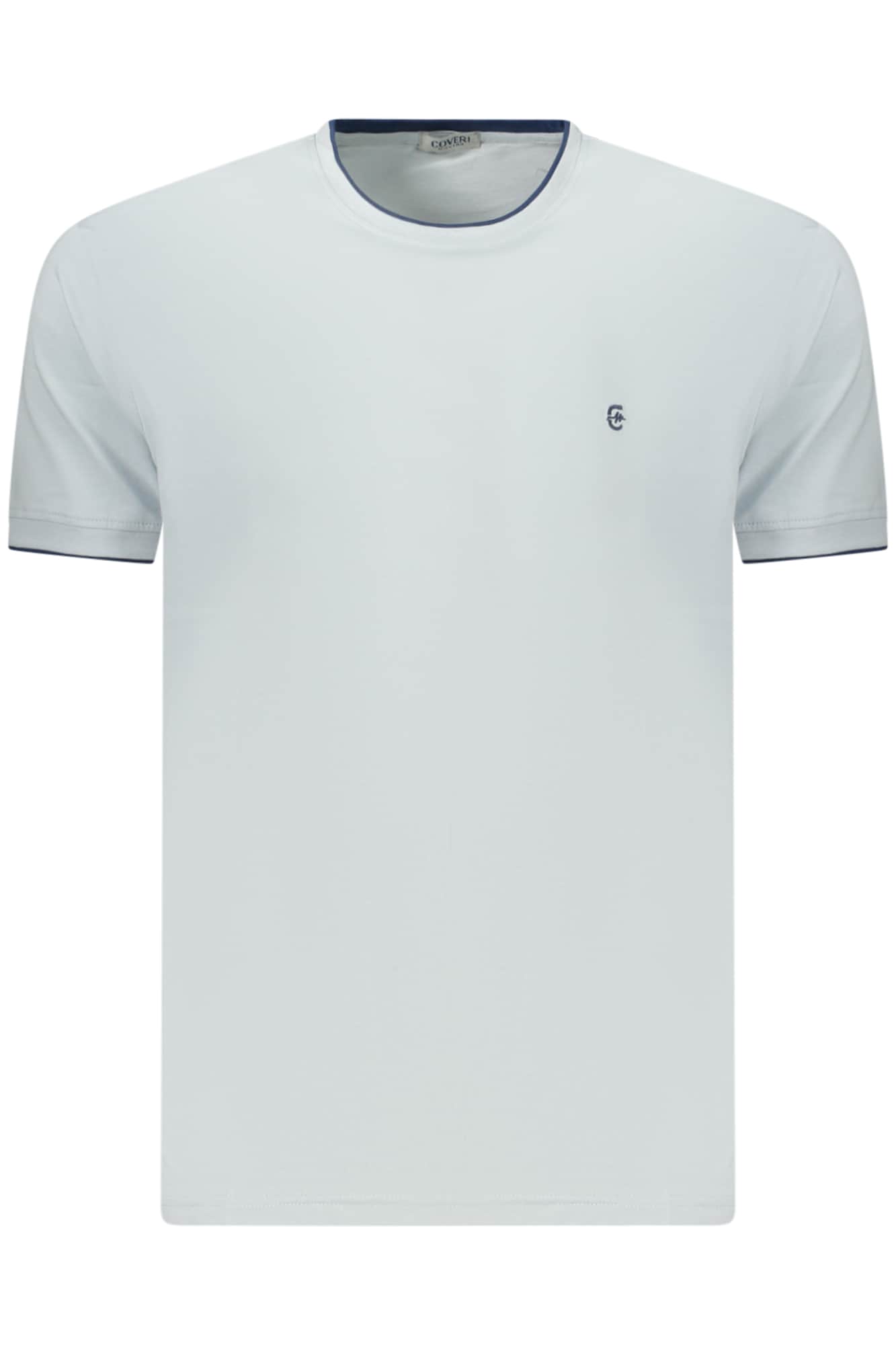 COVERI MOVING MEN'S SHORT-SLEEVED T-SHIRT, BLUE