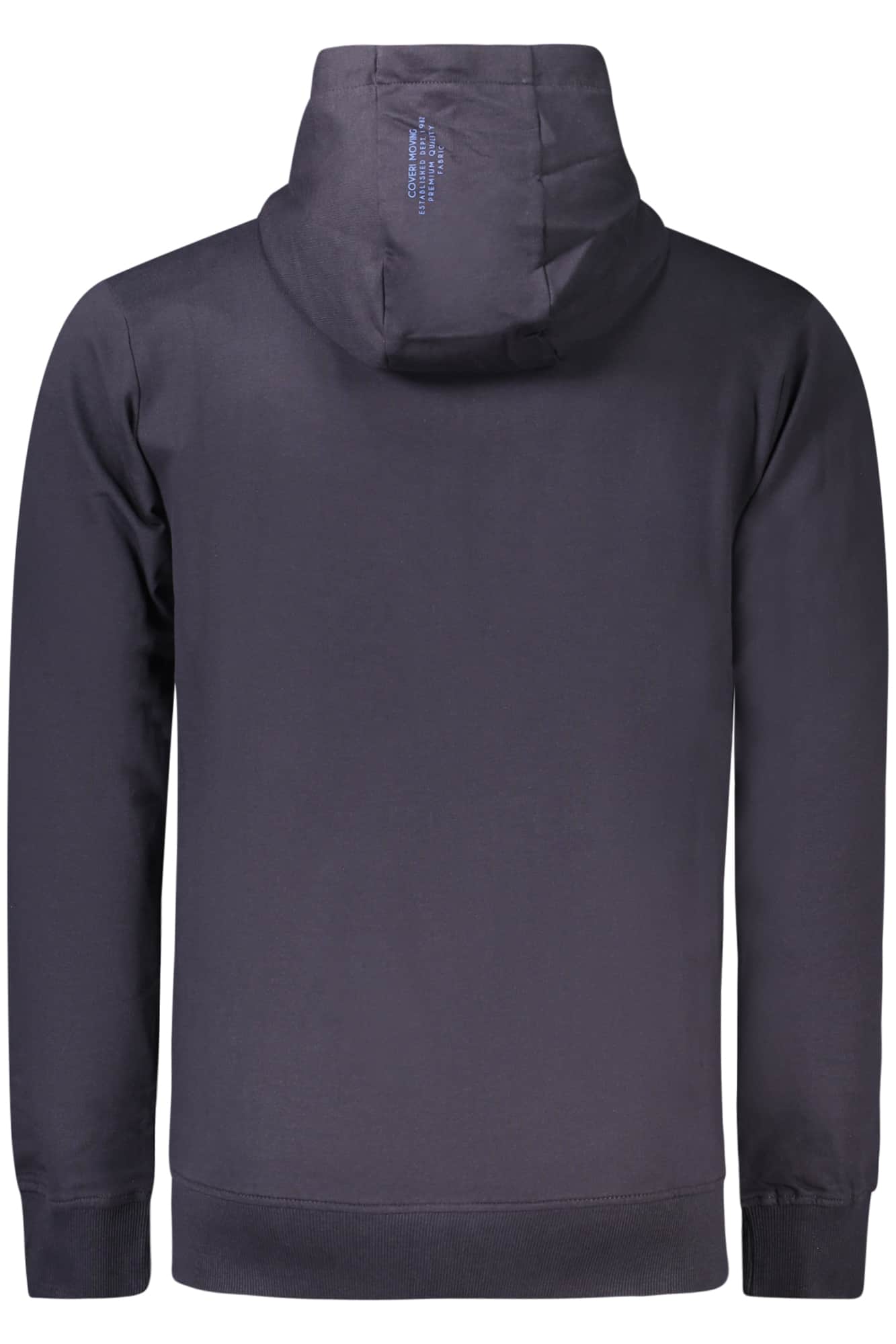 COVERI MOVING MEN'S BLUE ZIP-UP SWEATSHIRT