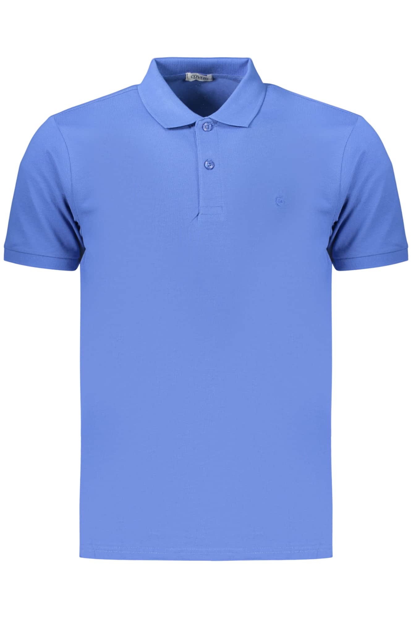 COVERI MOVING MEN'S SHORT-SLEEVE POLO SHIRT, BLUE
