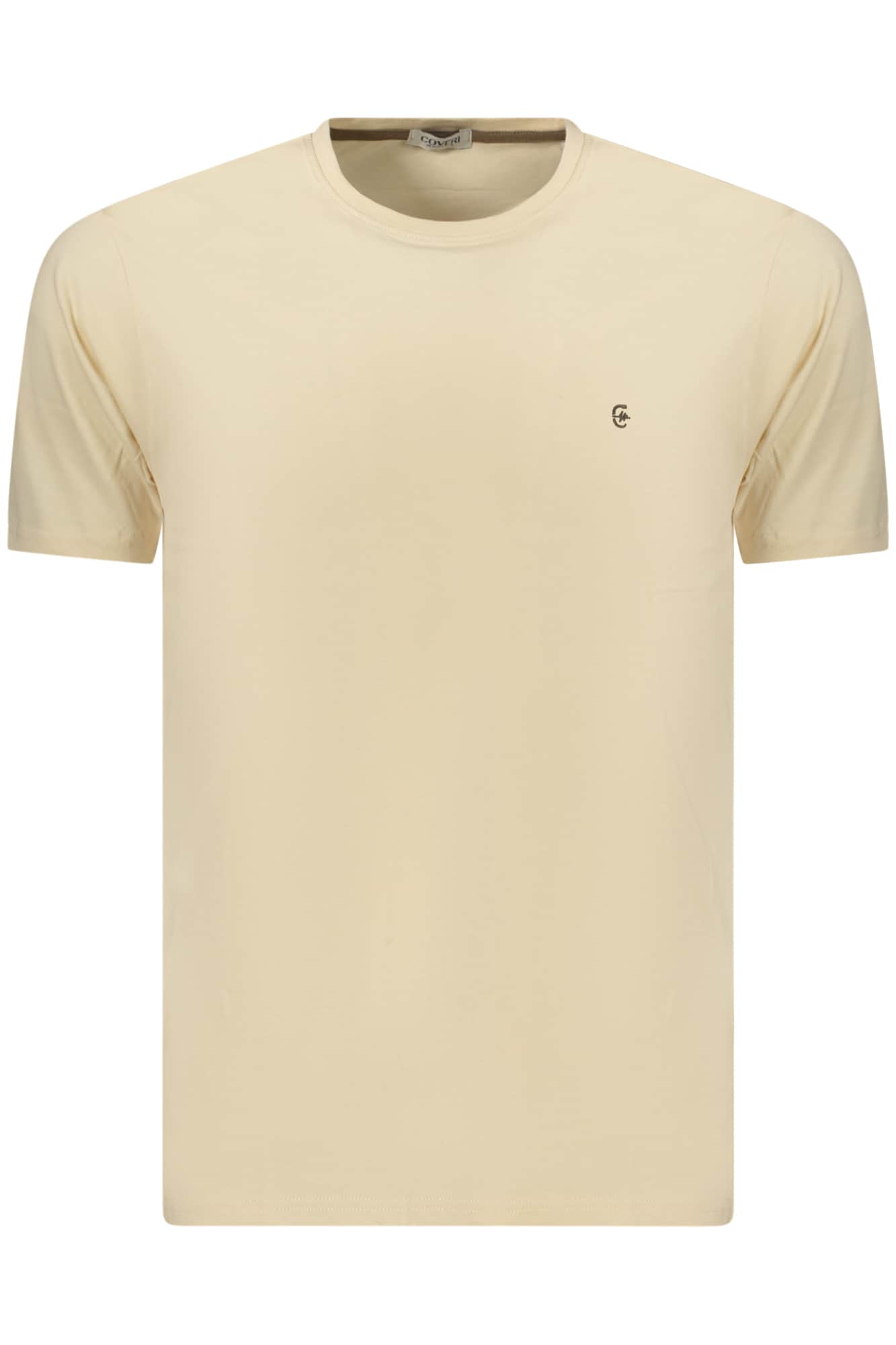 COVERI MOVING MEN'S SHORT-SLEEVE T-SHIRT, BEIGE