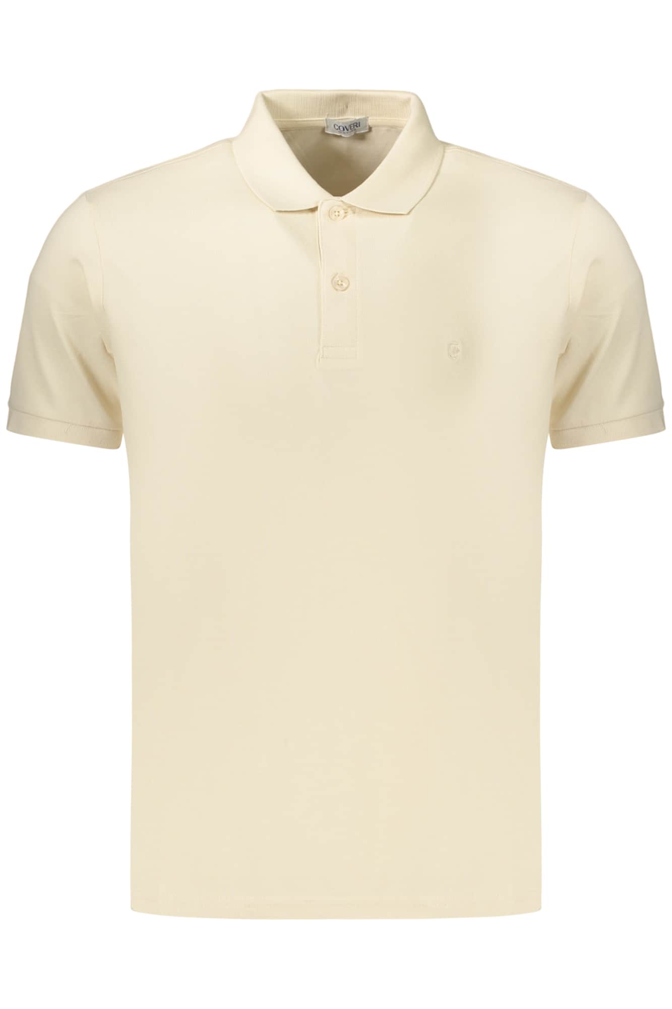 COVERI MOVING MEN'S SHORT-SLEEVE POLO SHIRT, BEIGE