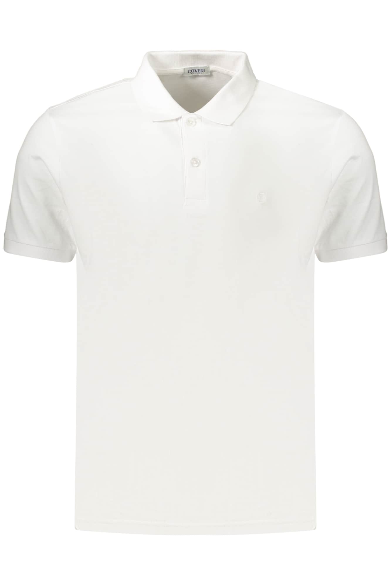 COVERI MOVING MEN'S SHORT-SLEEVE POLO SHIRT WHITE