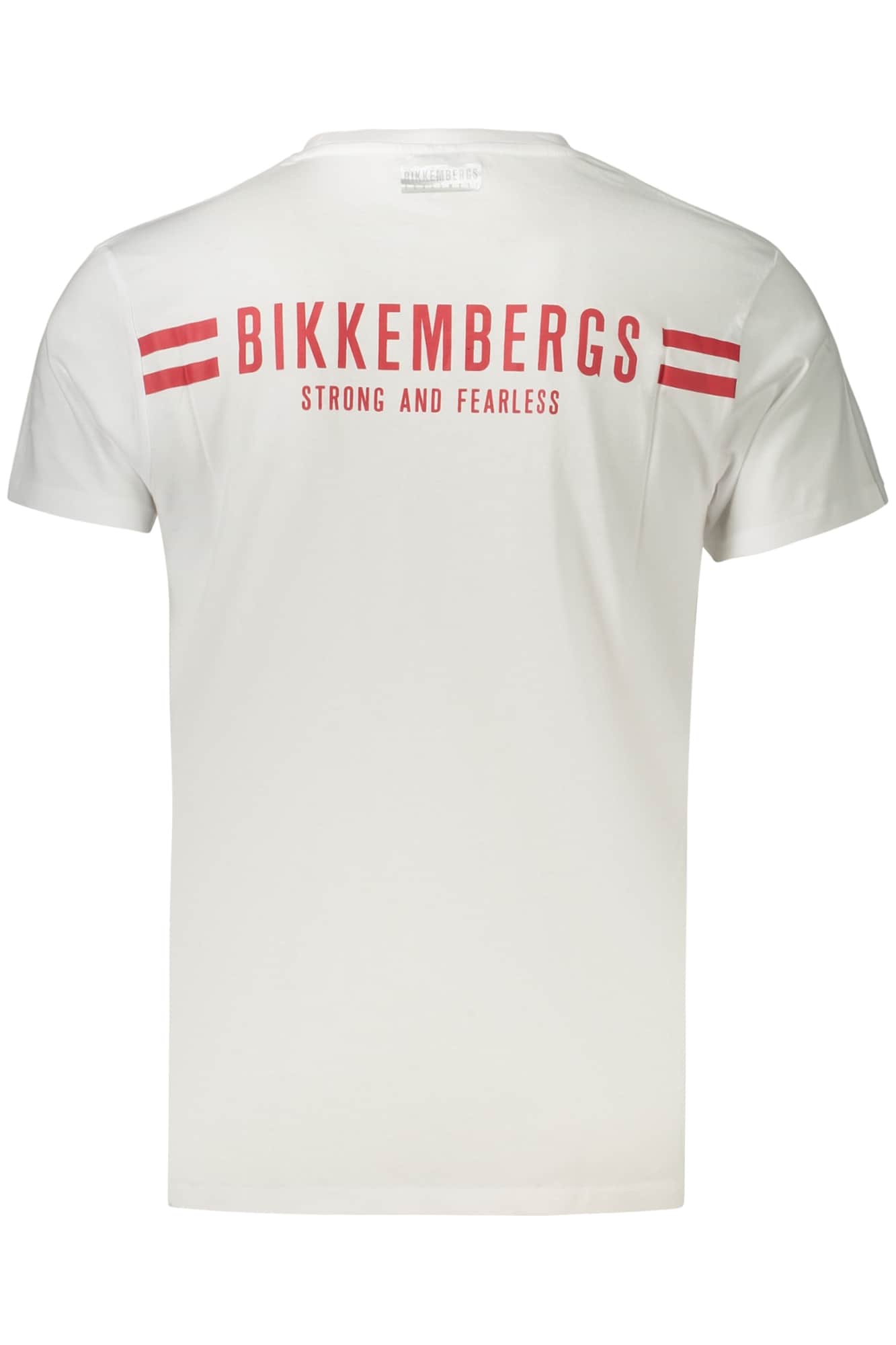 BIKKEMBERGS MEN'S SHORT-SLEEVE T-SHIRT WHITE