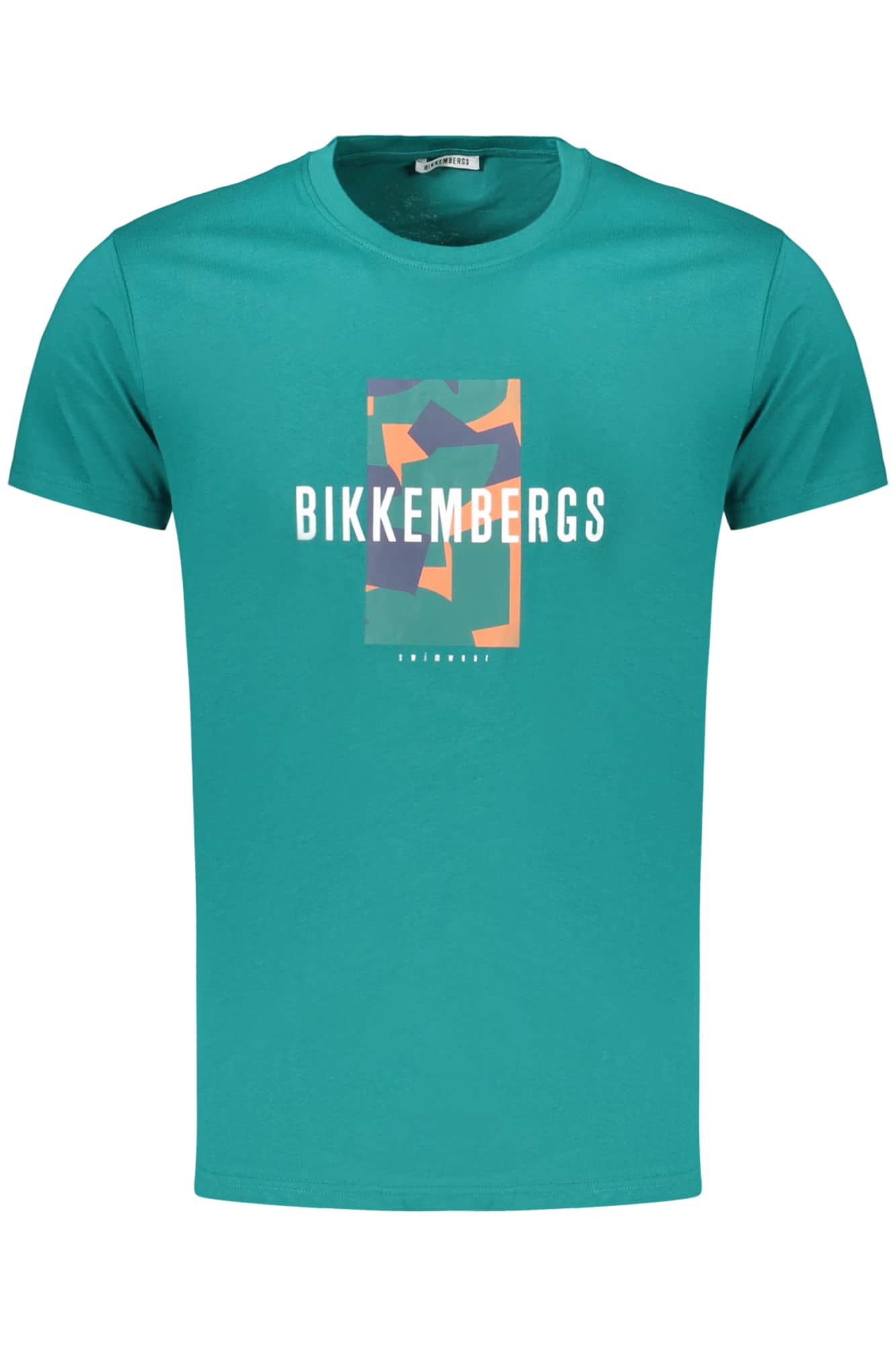 BIKKEMBERGS MEN'S SHORT-SLEEVED T-SHIRT GREEN