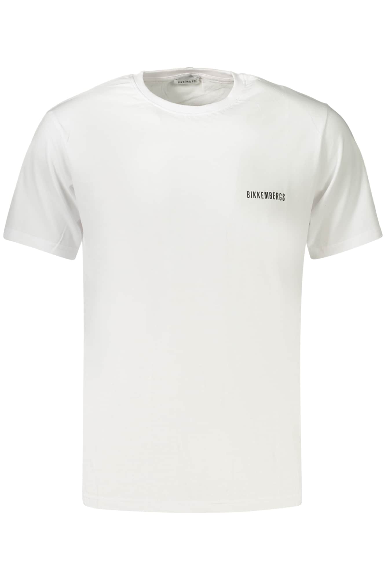 BIKKEMBERGS MEN'S SHORT-SLEEVE T-SHIRT WHITE