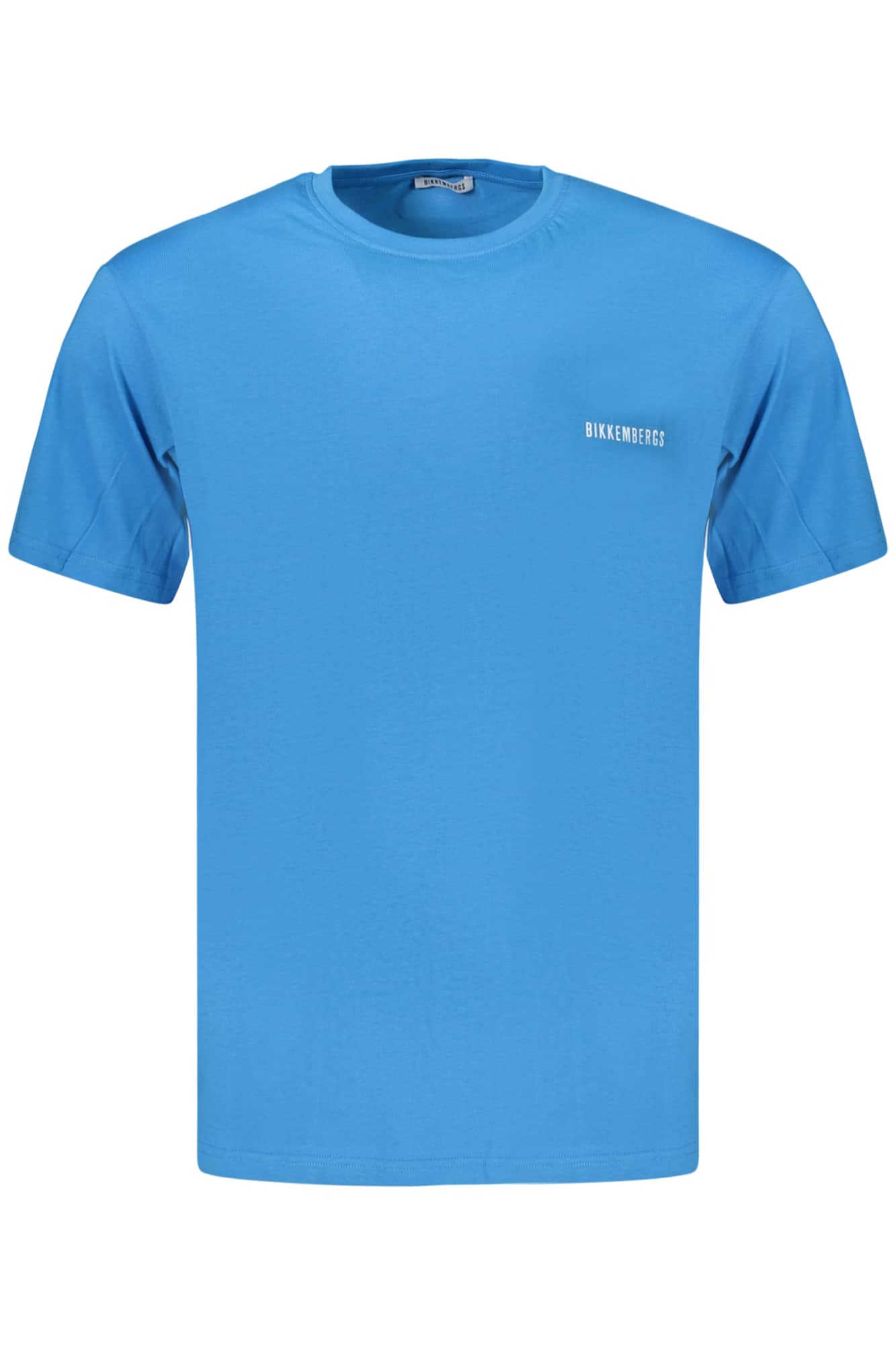 BIKKEMBERGS MEN'S SHORT-SLEEVED T-SHIRT, BLUE
