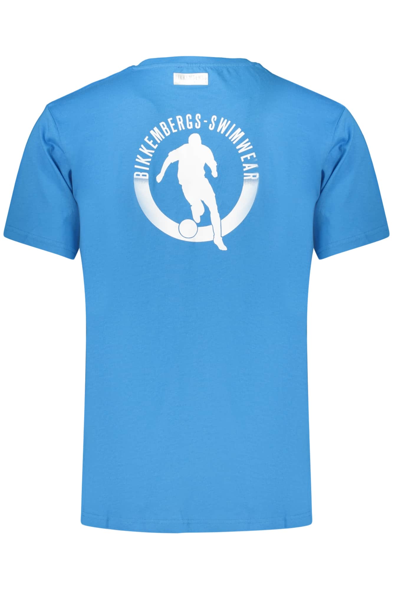 BIKKEMBERGS MEN'S SHORT-SLEEVED T-SHIRT, BLUE
