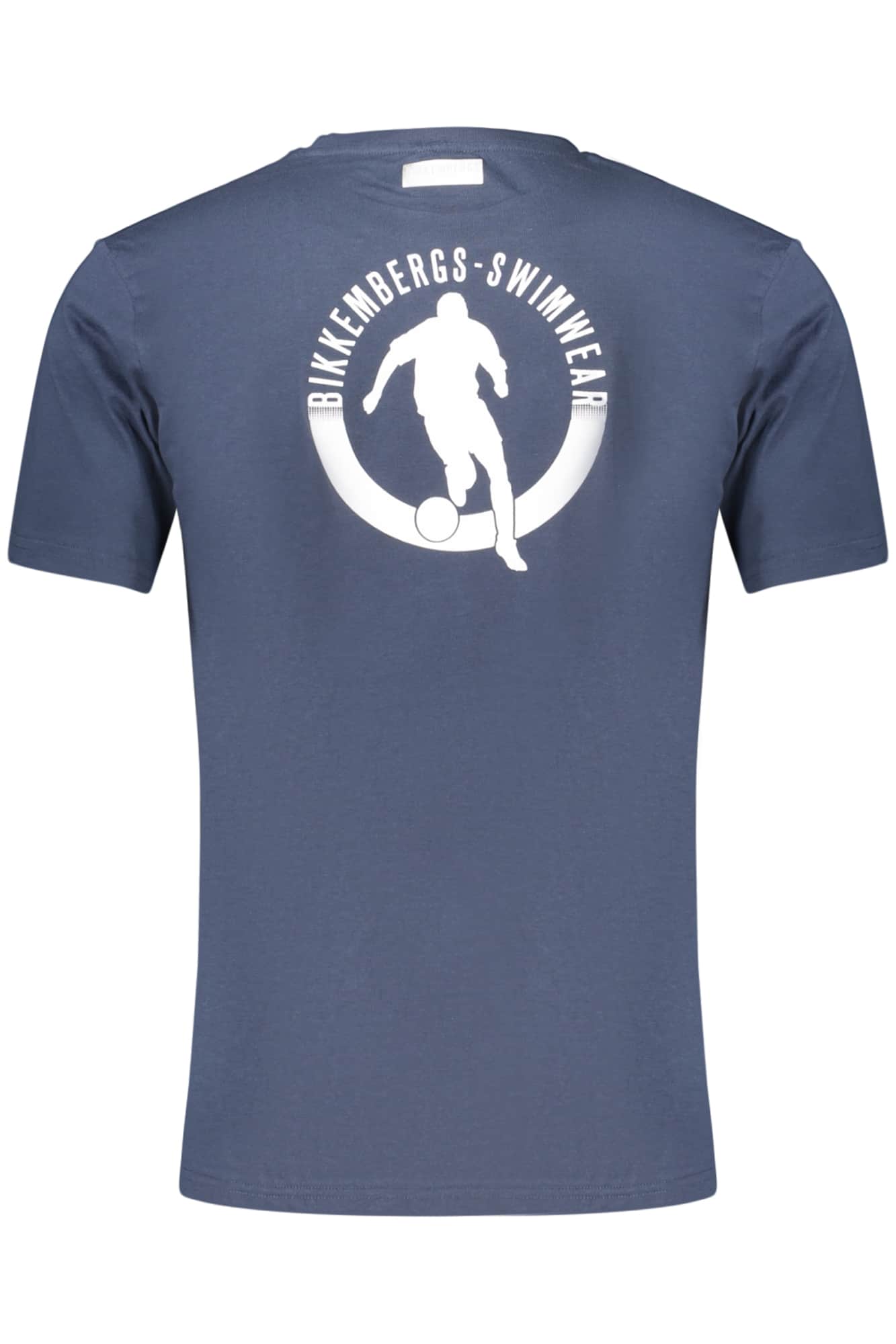 BIKKEMBERGS MEN'S SHORT-SLEEVED T-SHIRT, BLUE