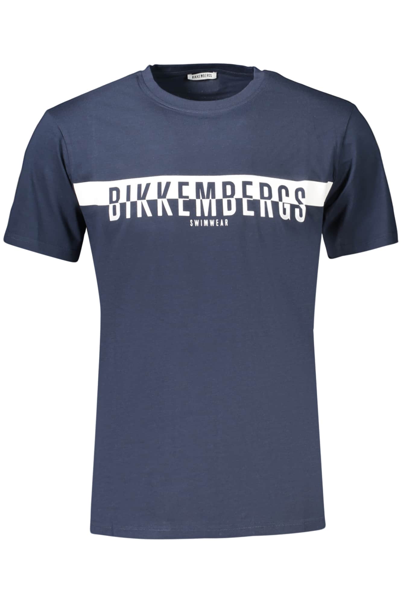 BIKKEMBERGS MEN'S SHORT-SLEEVE T-SHIRT BLUE