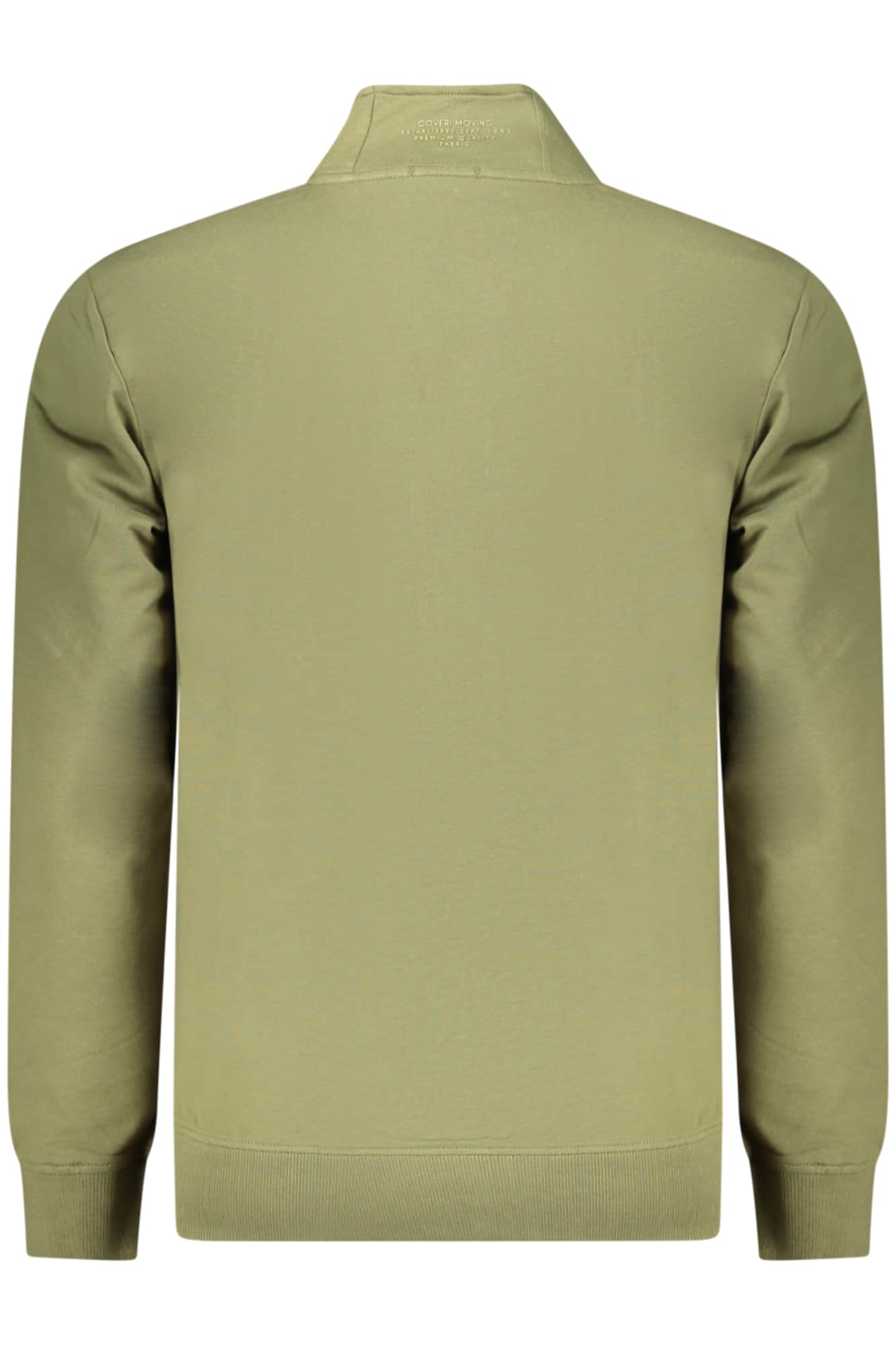 COVERI MOVING MEN'S BLUE ZIP-UP SWEATSHIRT