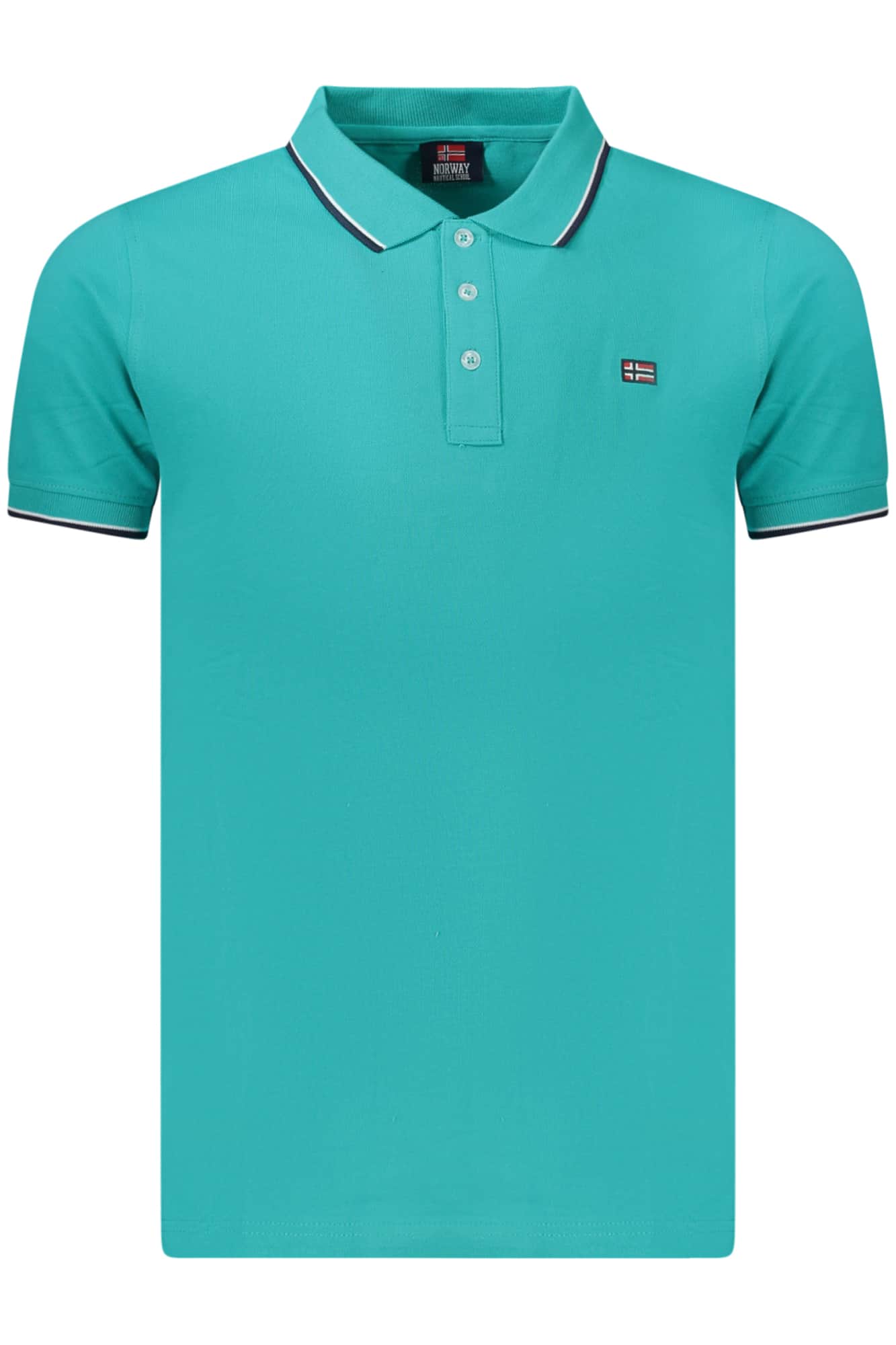 NORWAY 1963 MEN'S SHORT SLEEVE POLO BLUE
